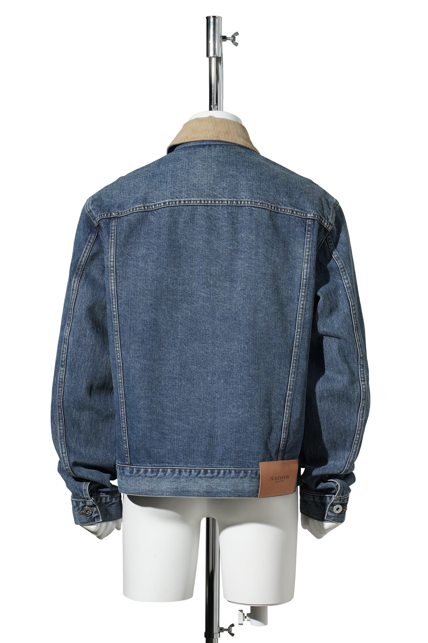 CORDUROY COLLAR JACKET / 172:MID BLUE
