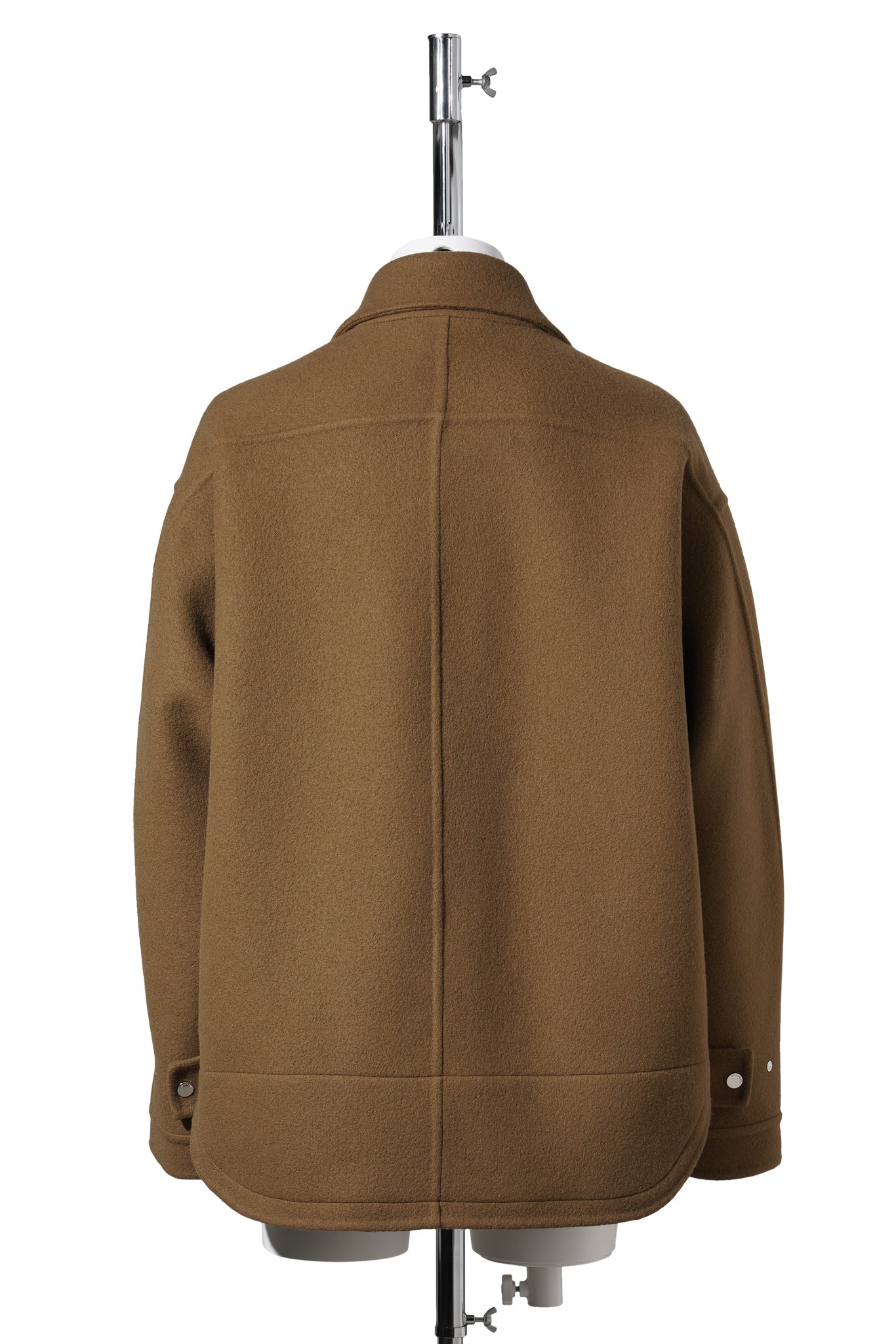 DOUBLE FACED FIRFMAN JACKET / 619:TOBACCO