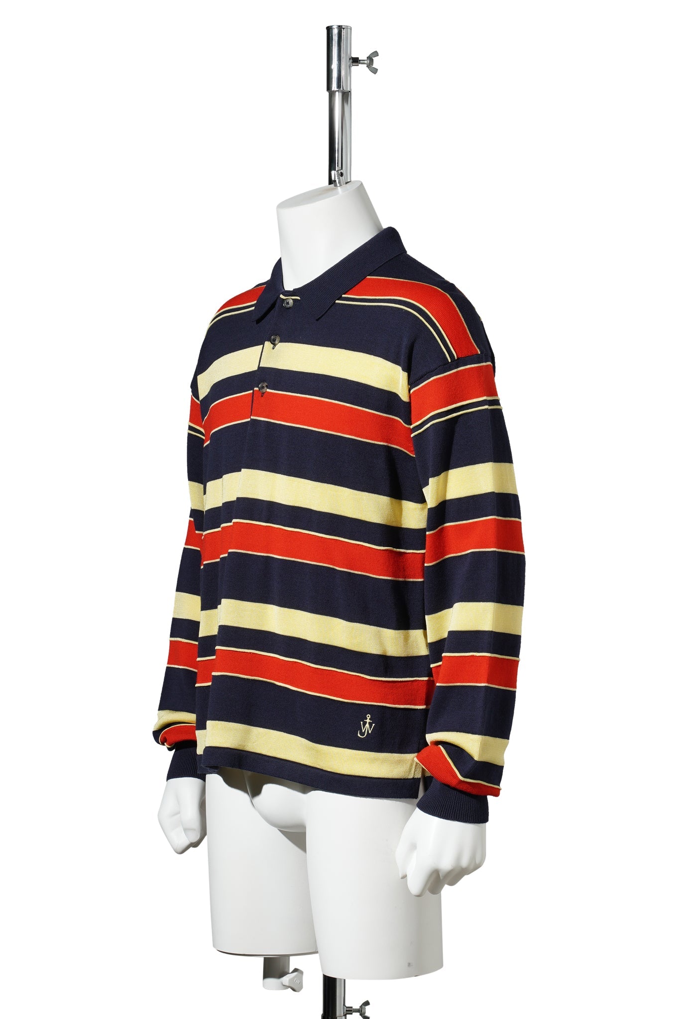 KNITTED RUGBY POLO / 888:NAVY