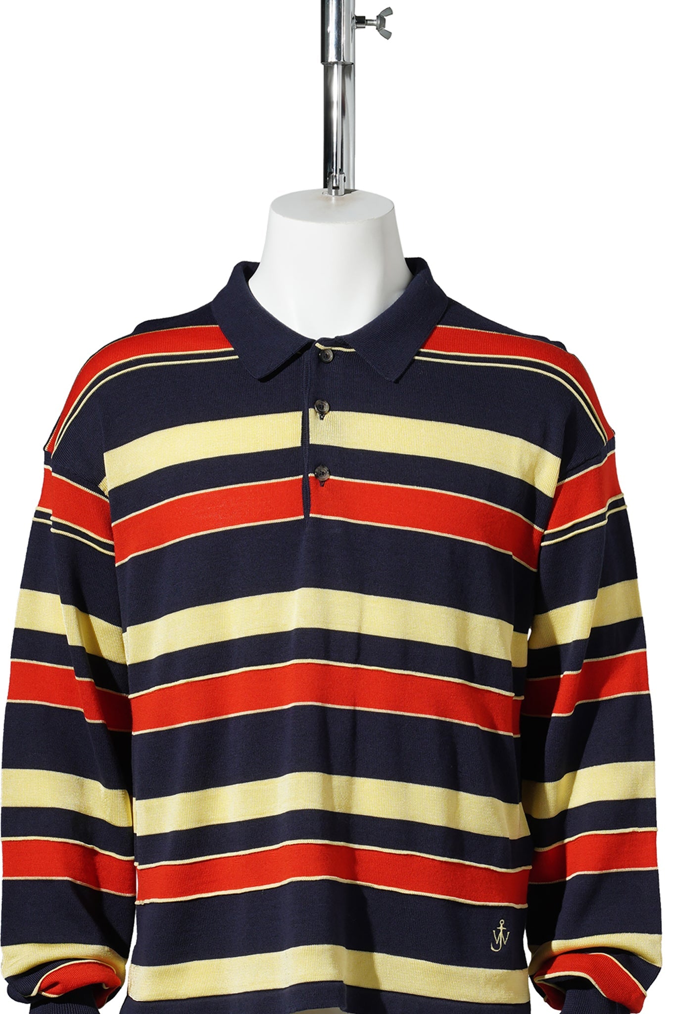 KNITTED RUGBY POLO / 888:NAVY