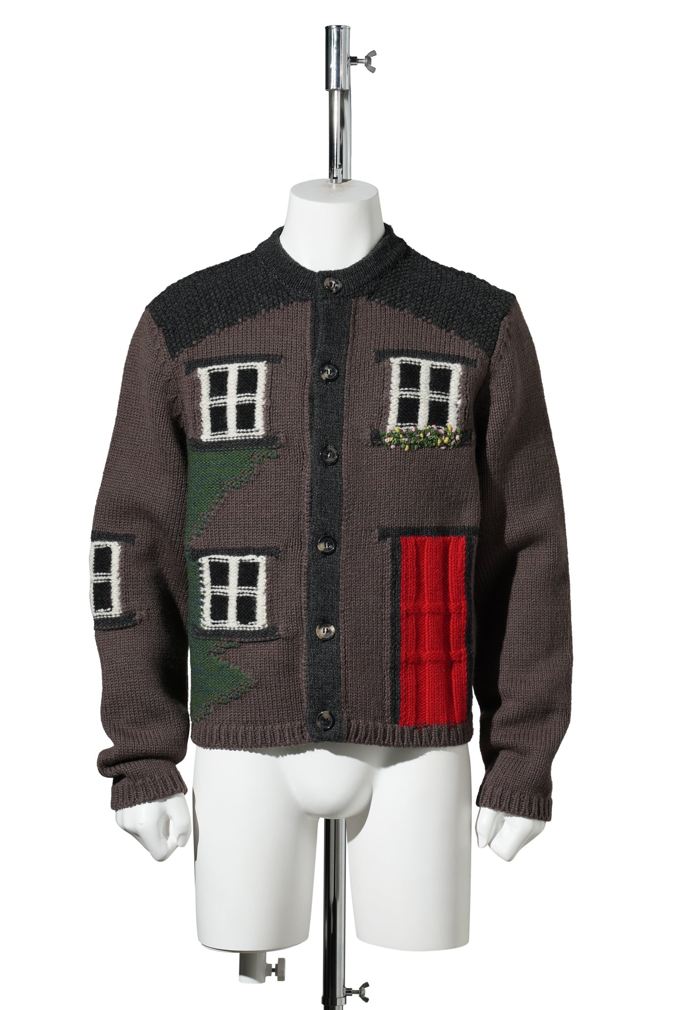 HOUSE POLO CARDIGAN / 621:CHESTNUT