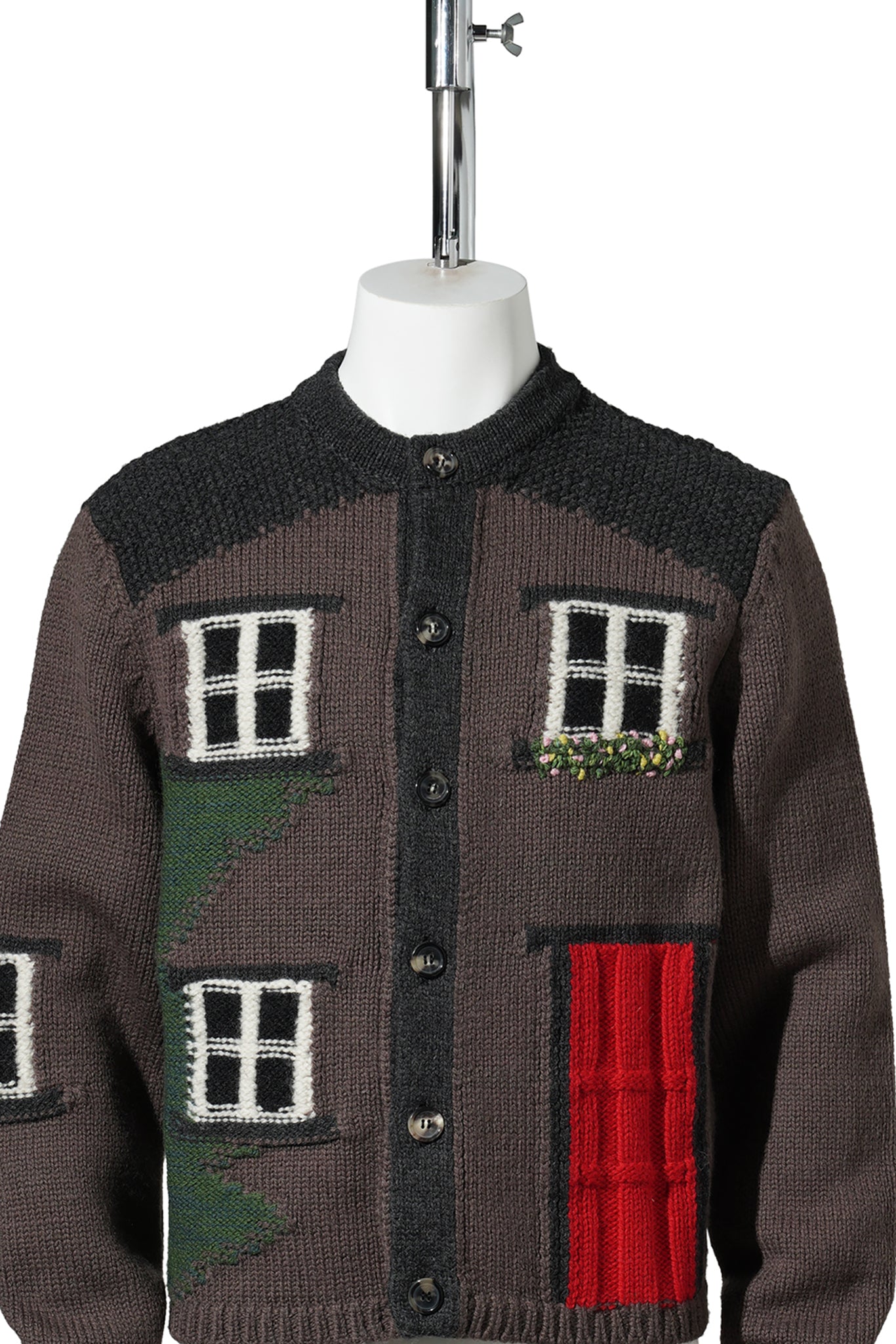 HOUSE POLO CARDIGAN / 621:CHESTNUT