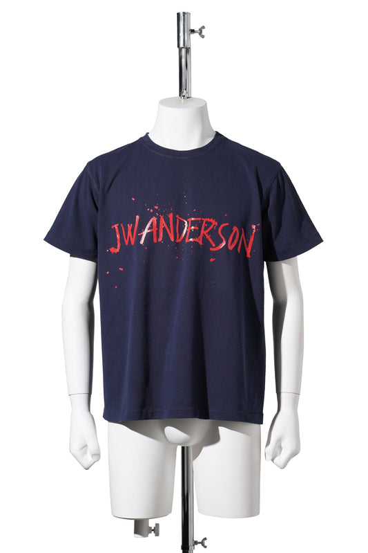 CIRCULAR T-SHIRT / 888:NAVY