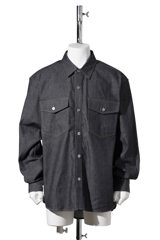 OVERSIZED SHIRT / 870:INDIGO