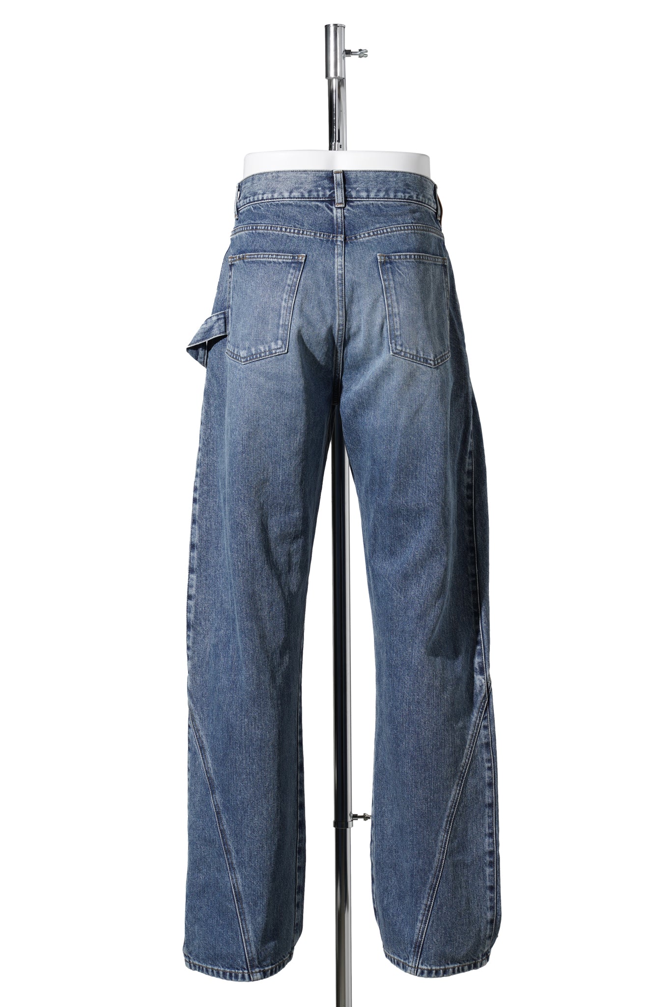 TWISTED WORKWEAR JEANS / 172:MID BLUE
