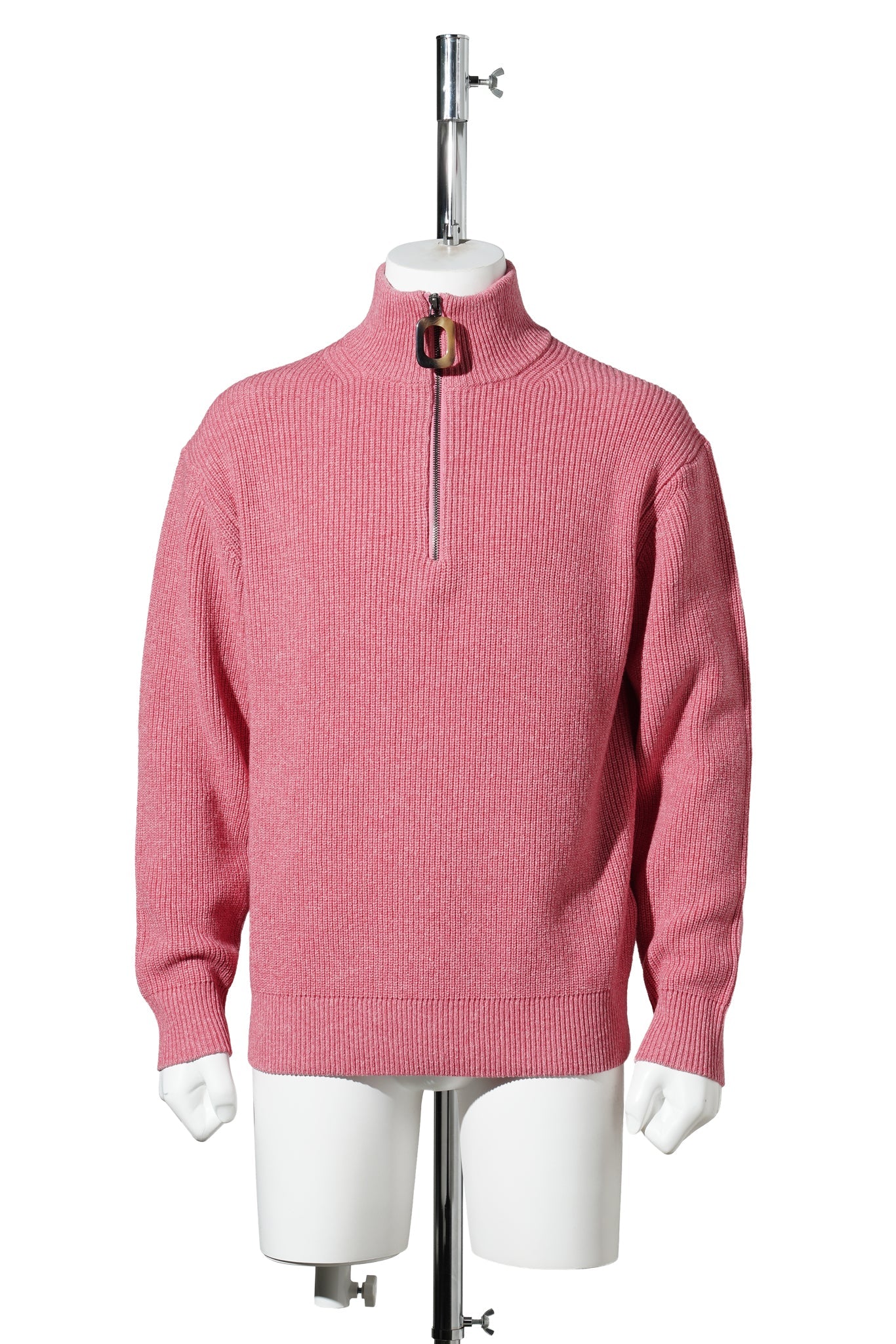 HALF ZIP JUMPER / 340:BUBBLEGUM