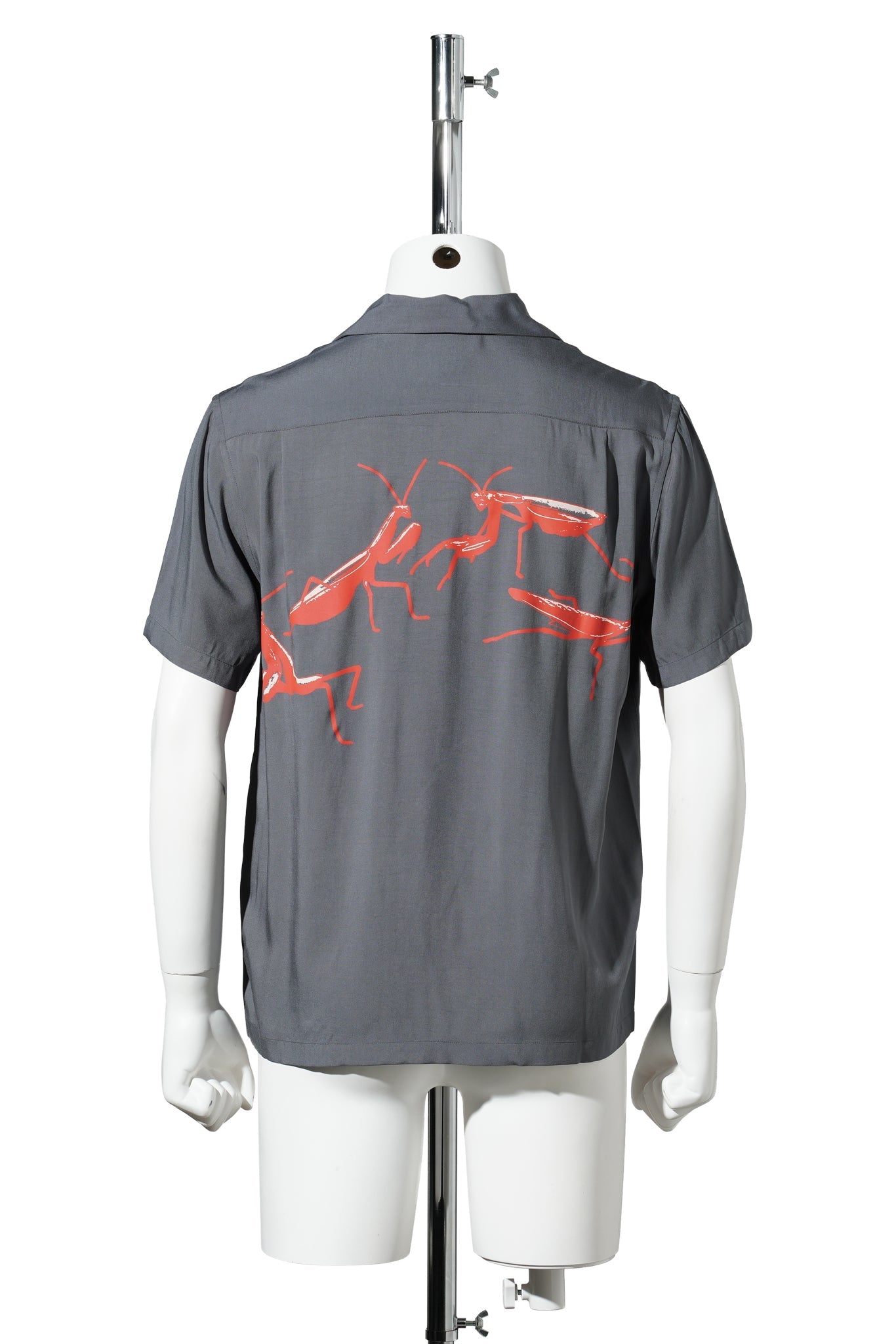 SHORT SLEEVE CAMP COLLAR SHIRT / 925:STEEL