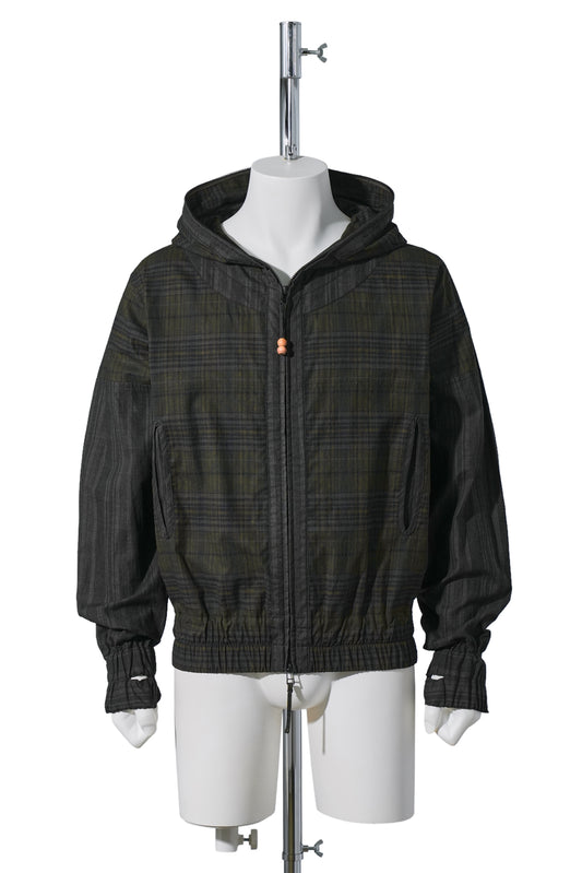 鬼 HOODIE / BLACK x GREEN