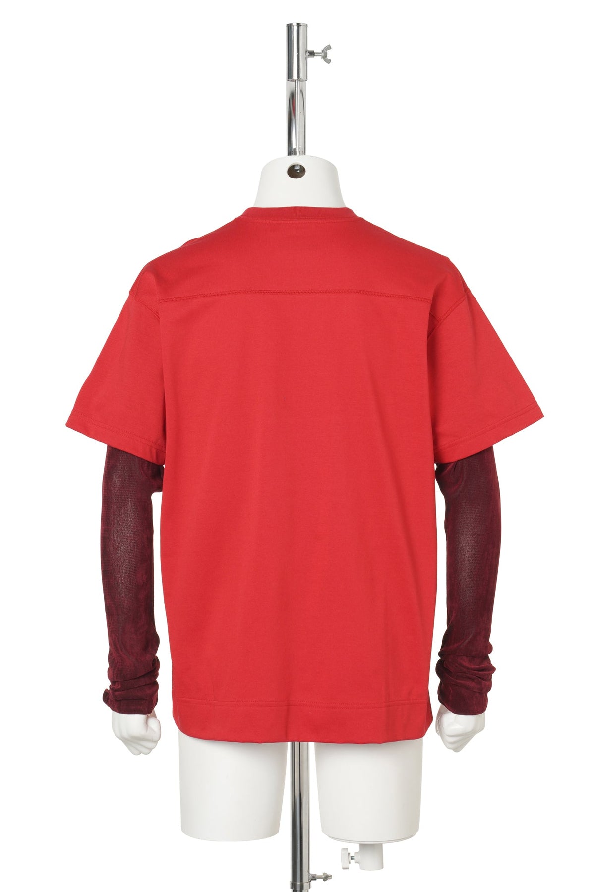 CIRCLE FANGSAI LAYERED TEE / RED