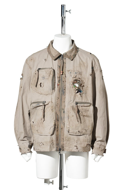 JIAN YE x AUSKOU FANG JACKET (REVERSIBLE) / OLIVE