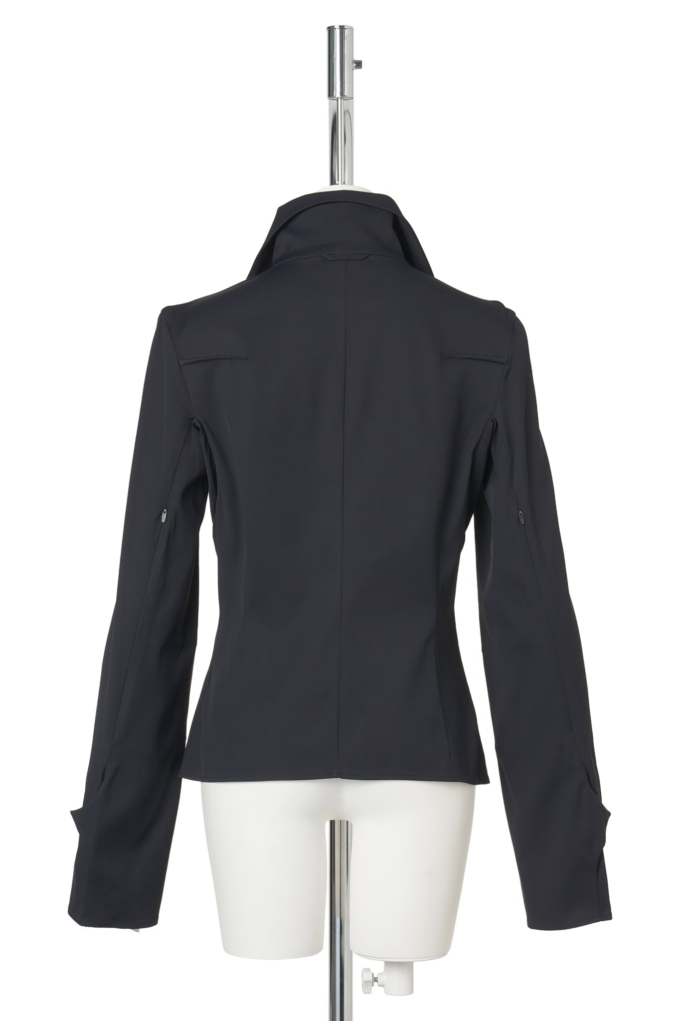 STRUCTURED SPREAD COLLAR SHIRT / DARK NAVY