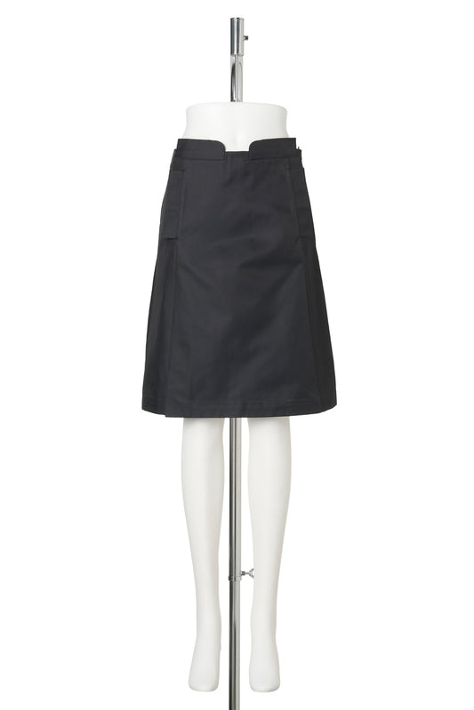 FILE SKIRT / BLACK