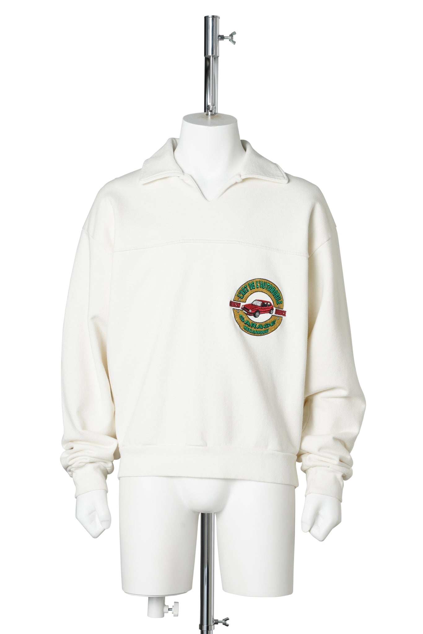 L’ART ANNIVERSARY POLO SWEATSHIRT / OFF WHITE