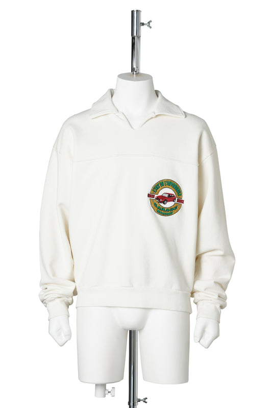 L’ART ANNIVERSARY POLO SWEATSHIRT / OFF WHITE