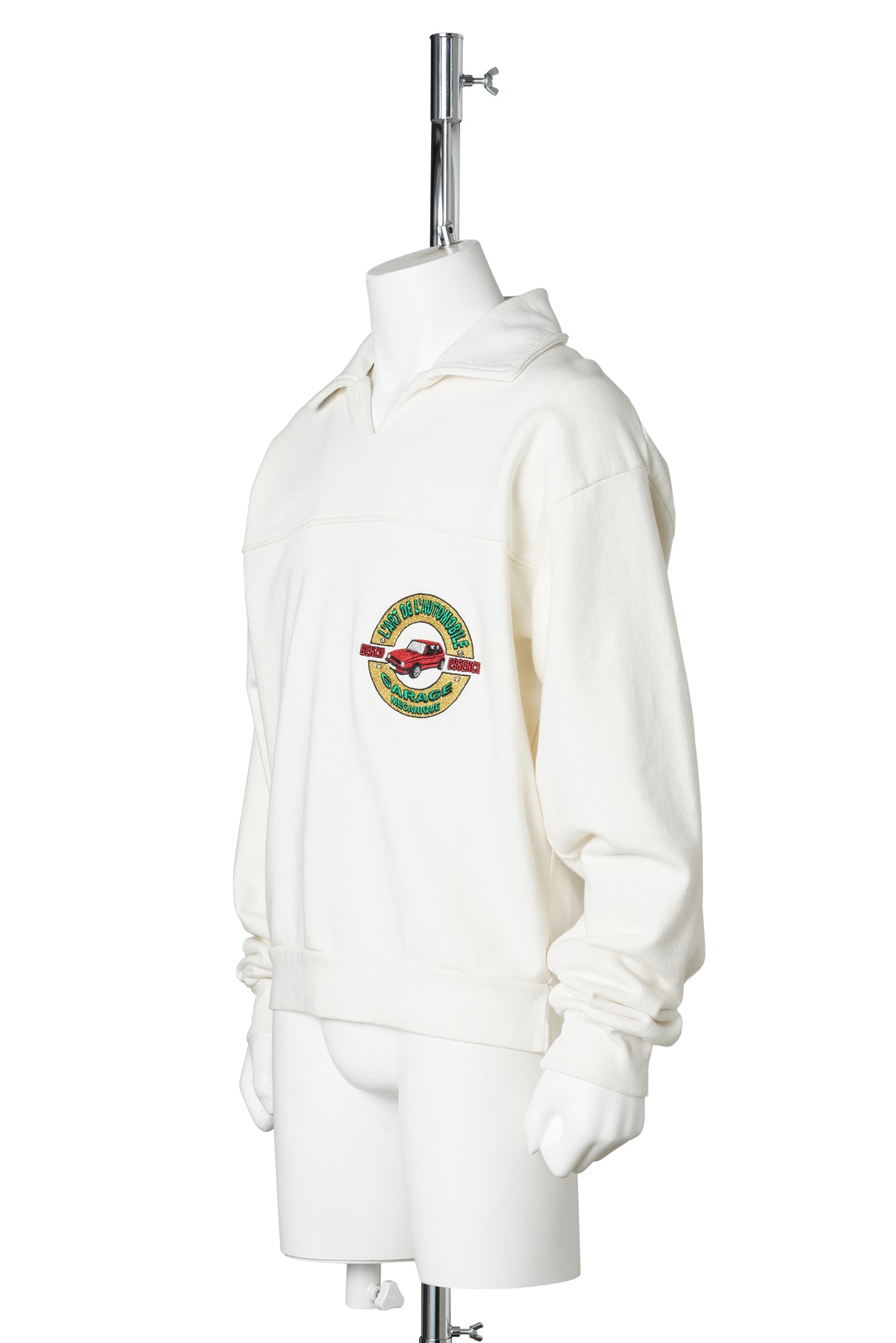 L’ART ANNIVERSARY POLO SWEATSHIRT / OFF WHITE