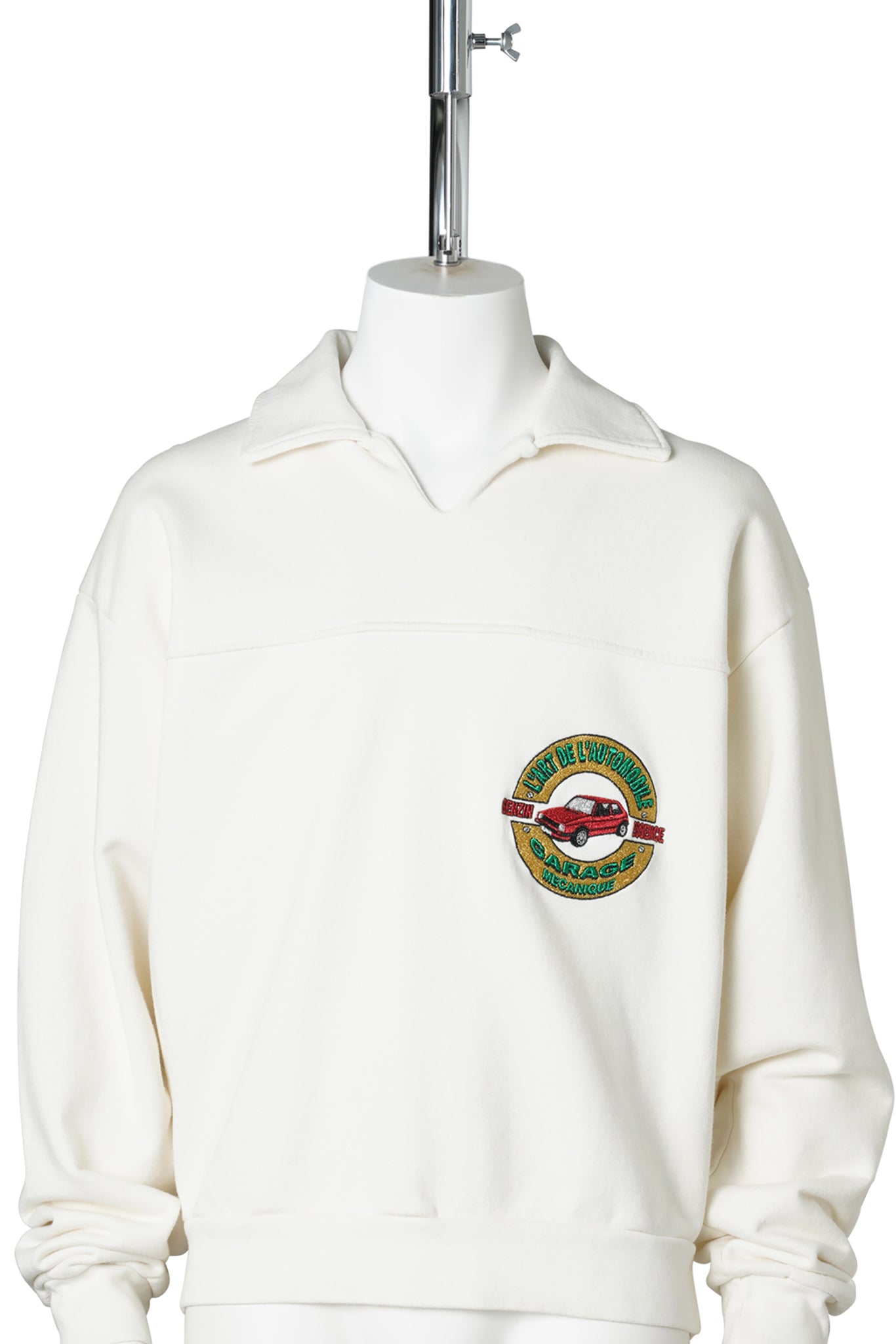 L’ART ANNIVERSARY POLO SWEATSHIRT / OFF WHITE