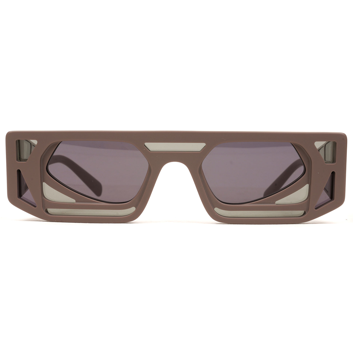 SUNGLASS & CASE / BROWN