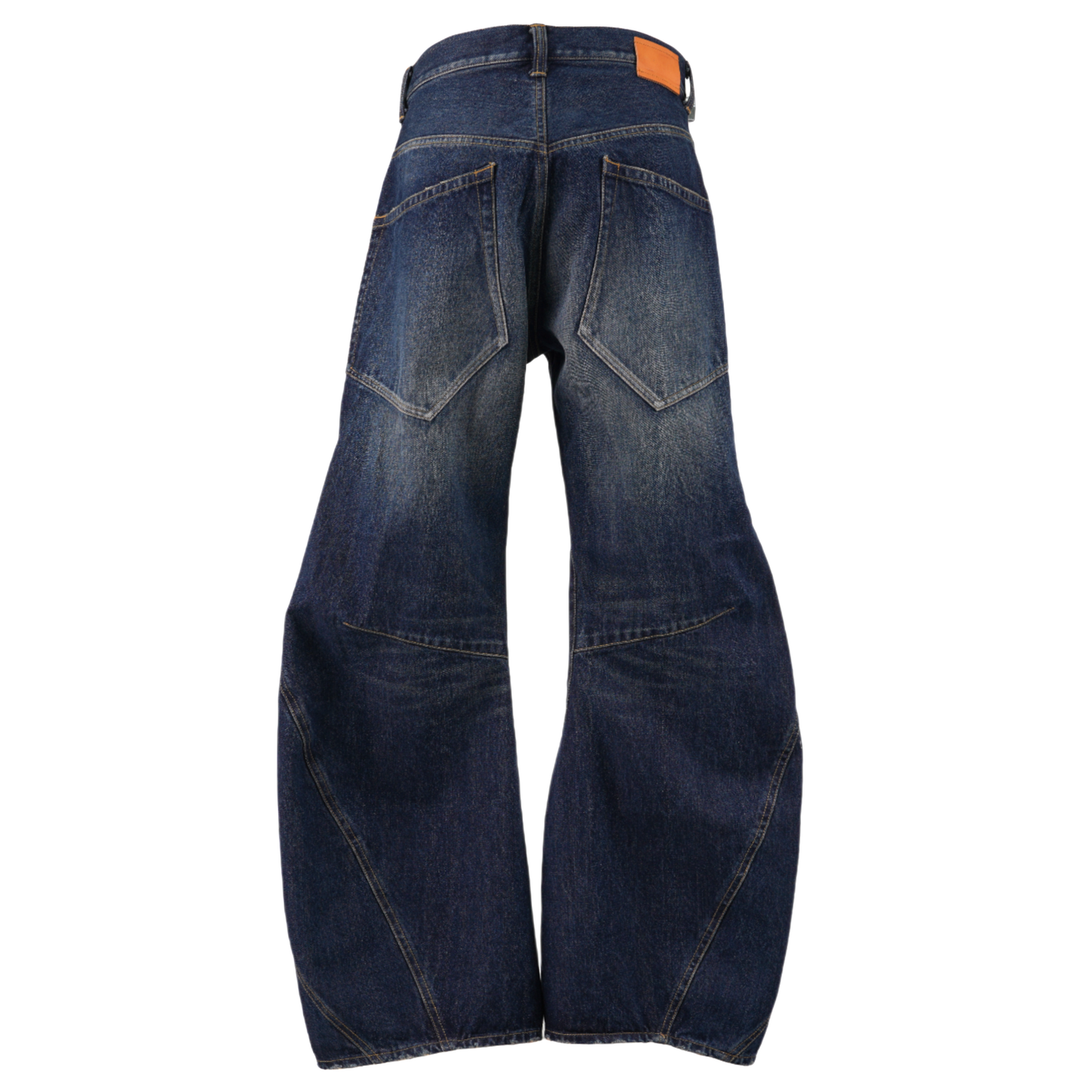 3D CUTTING DENIM PANTS / INDIGO