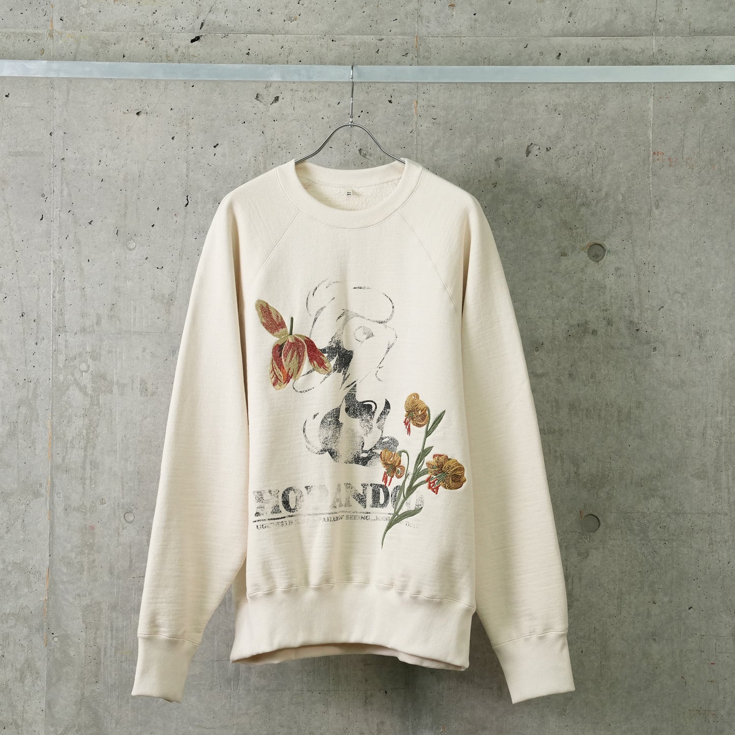 VINTAGE FINISHED SWEATSHIRT / OATMEAL