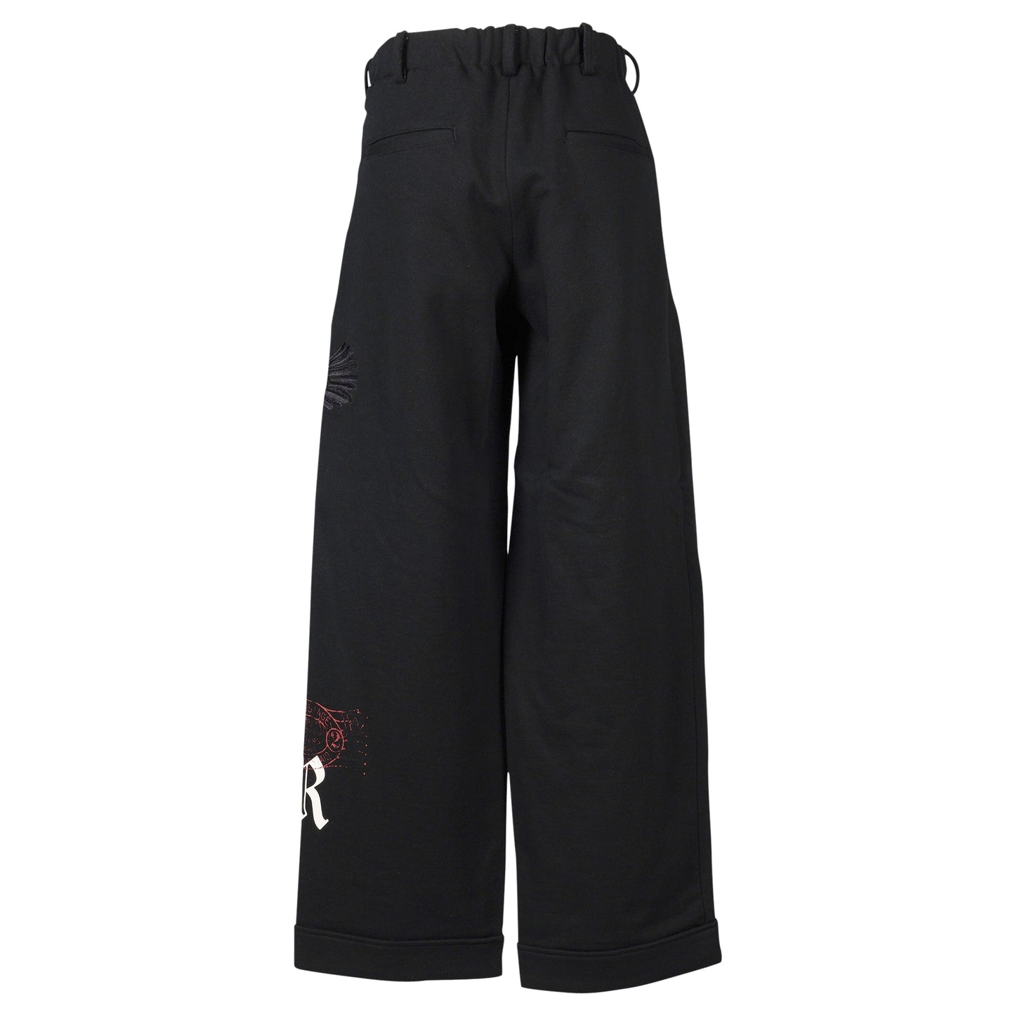 MULTI EMBODIED-DESIGN SWEATPANTS / BLACK