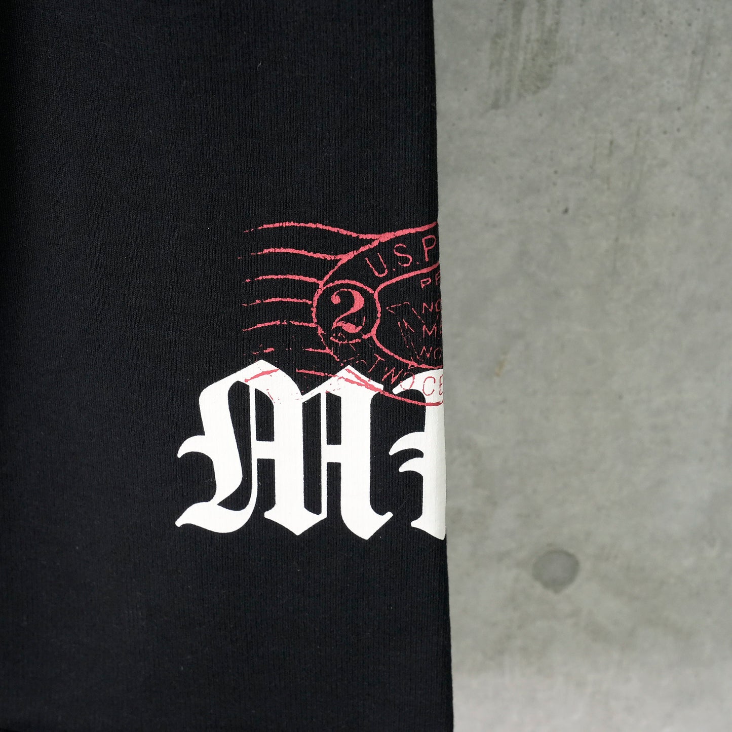 MULTI EMBODIED-DESIGN SWEATPANTS / BLACK