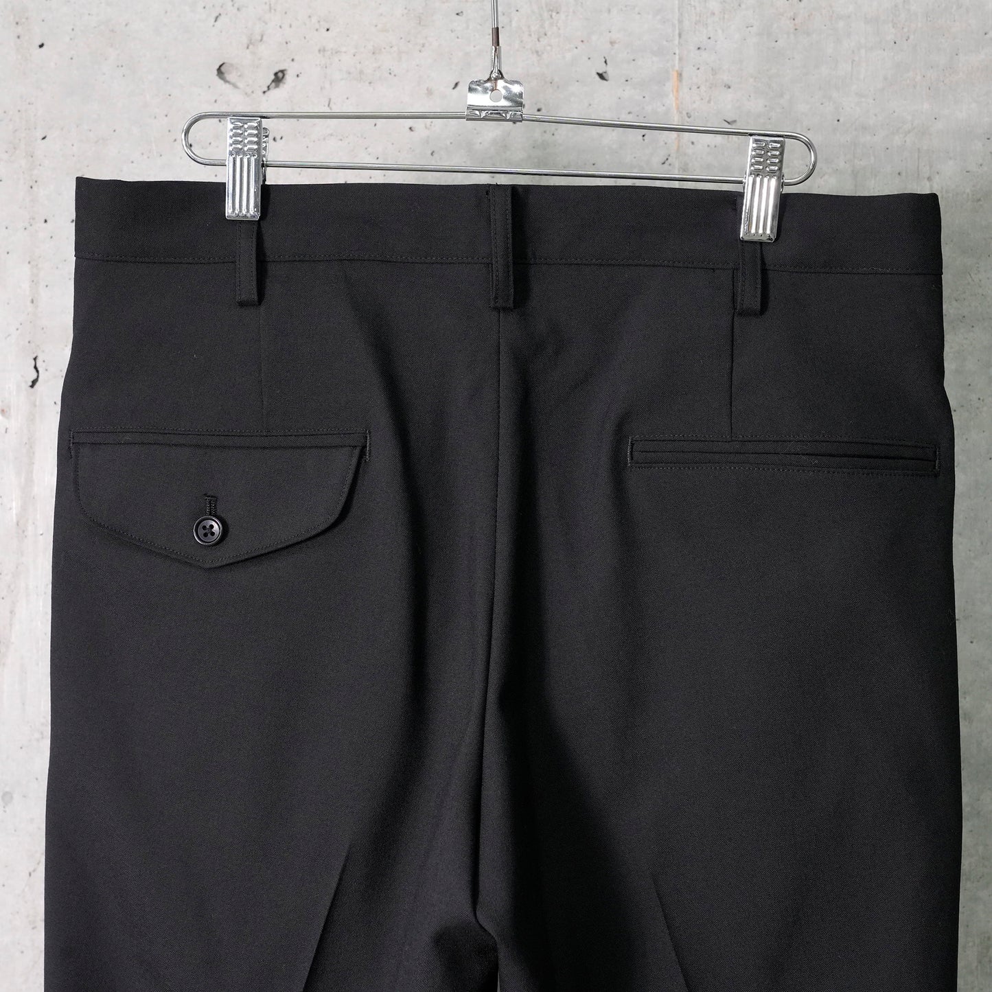 SKIRT-LAYERED PANTS / BLACK