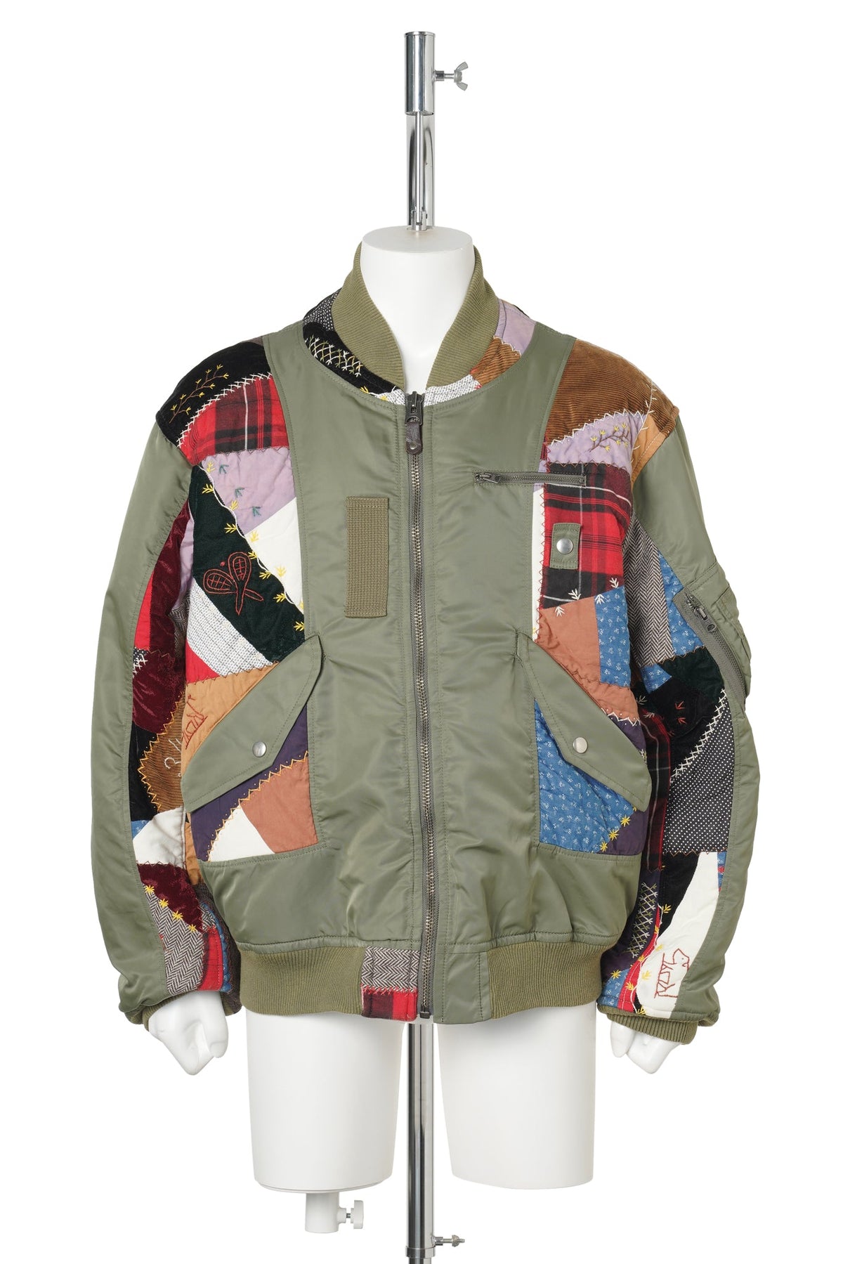 QUILT BOMBER JACKET / KHAKI