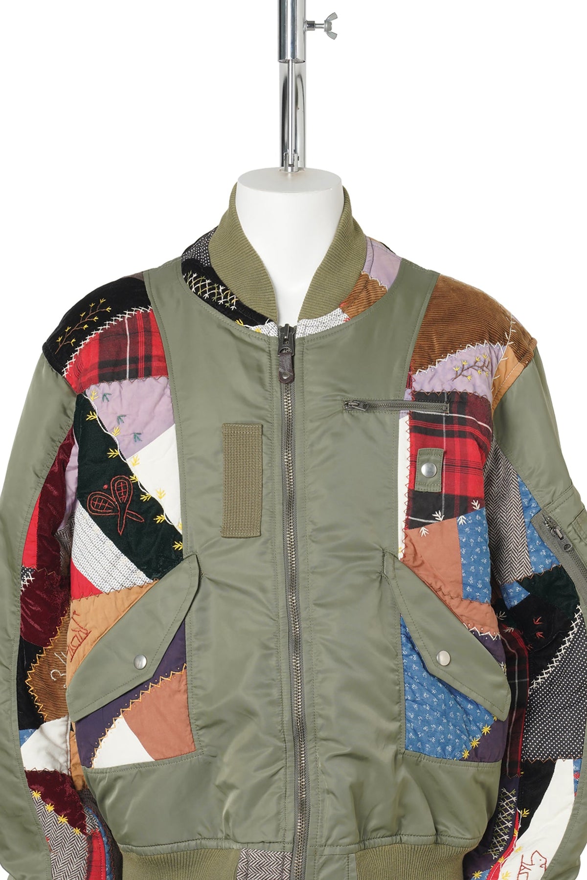 QUILT BOMBER JACKET / KHAKI