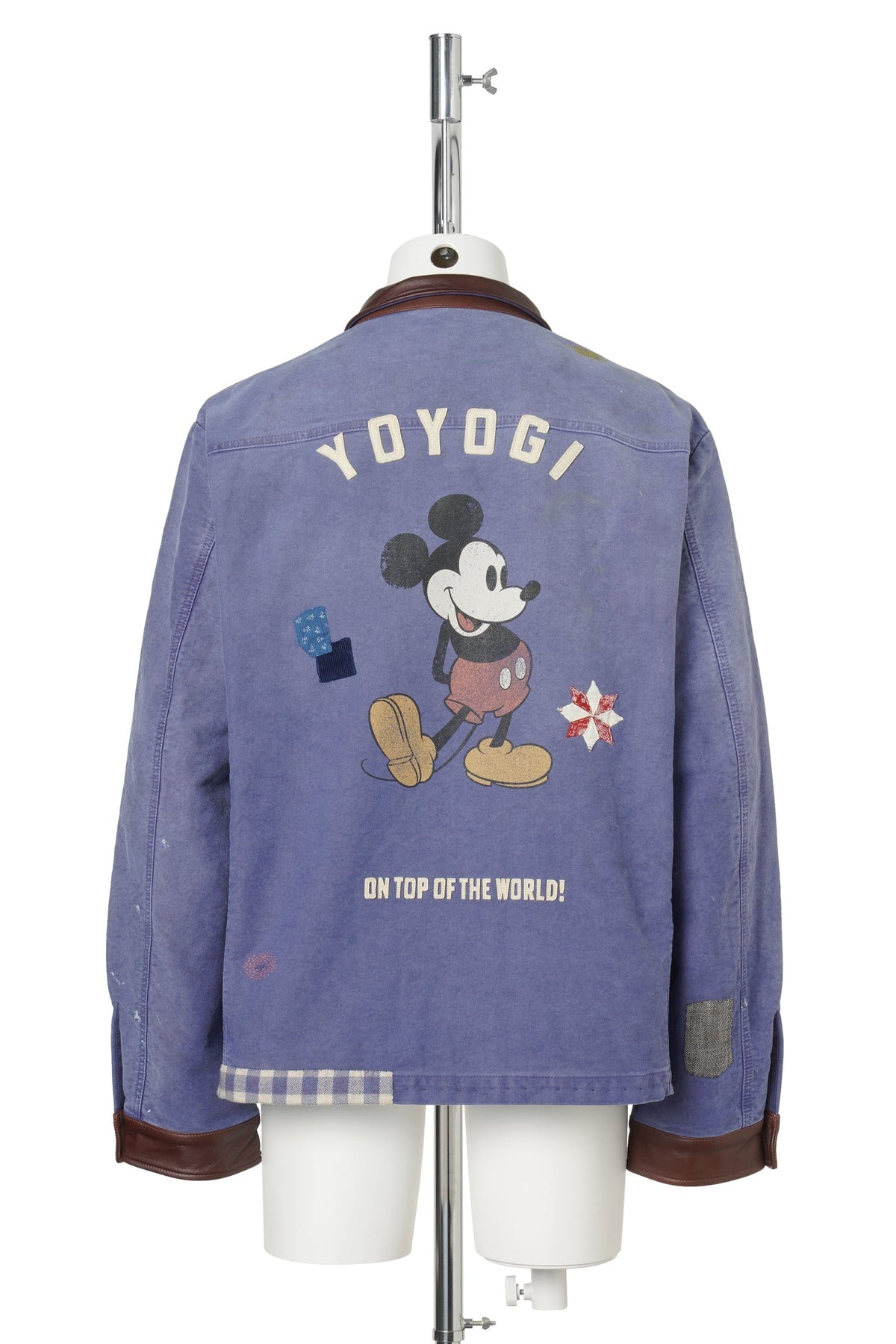 VINTAGE-FINISHED WORK JACKET / BLUE