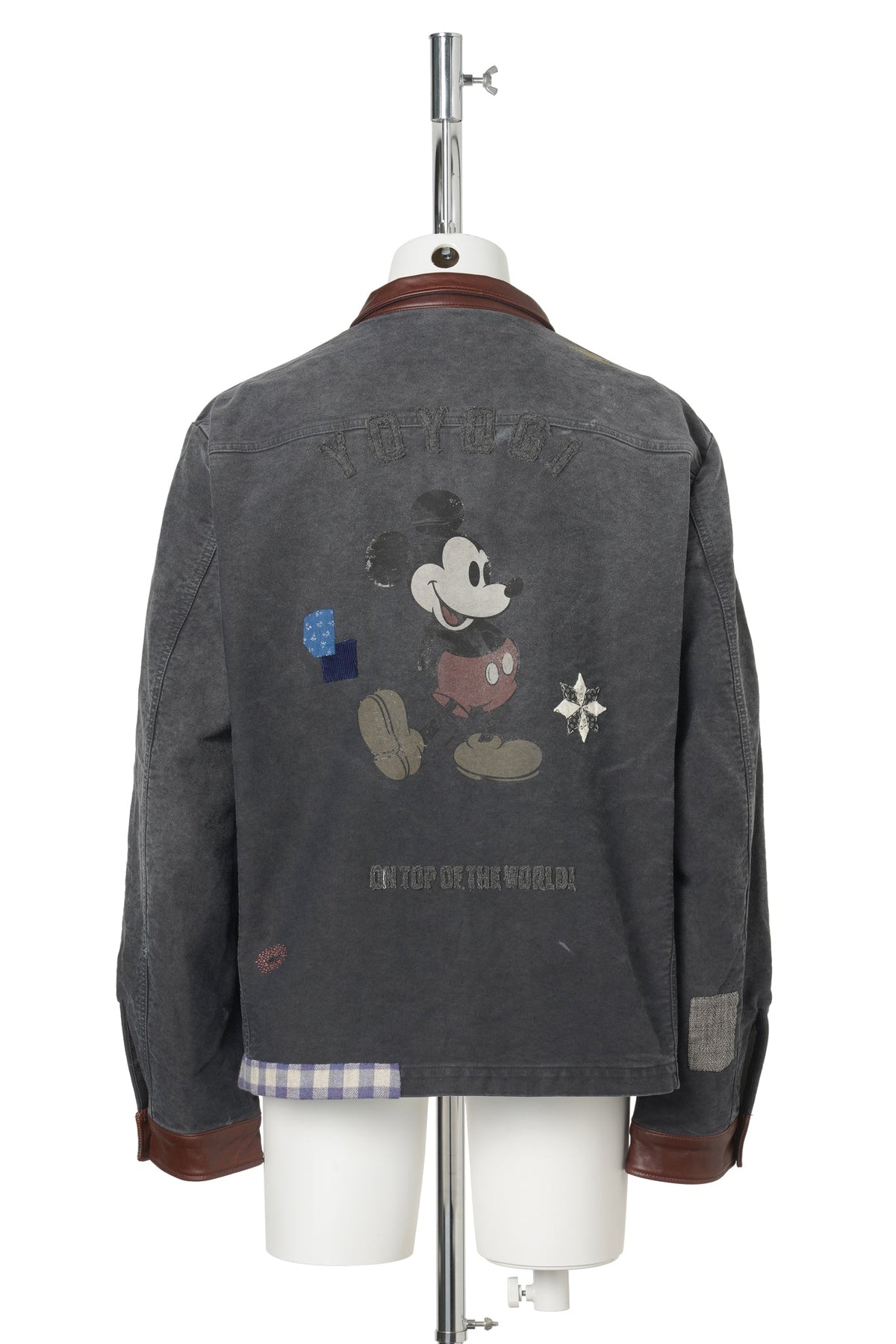 VINTAGE-FINISHED WORK JACKET / BLACK