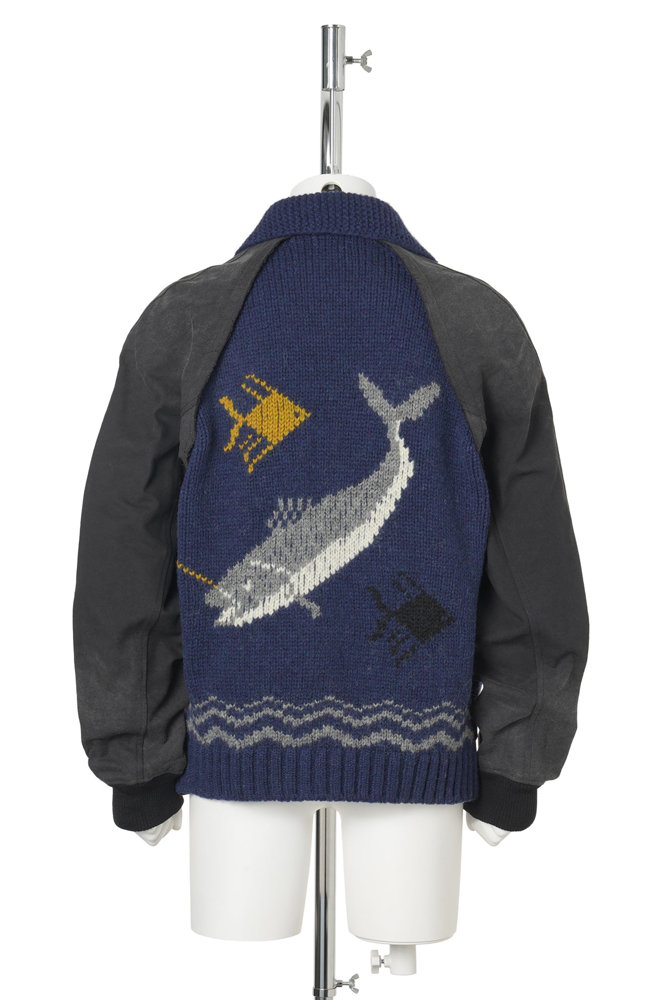 COMBINATION COWICHAN SWEATER / BLUE