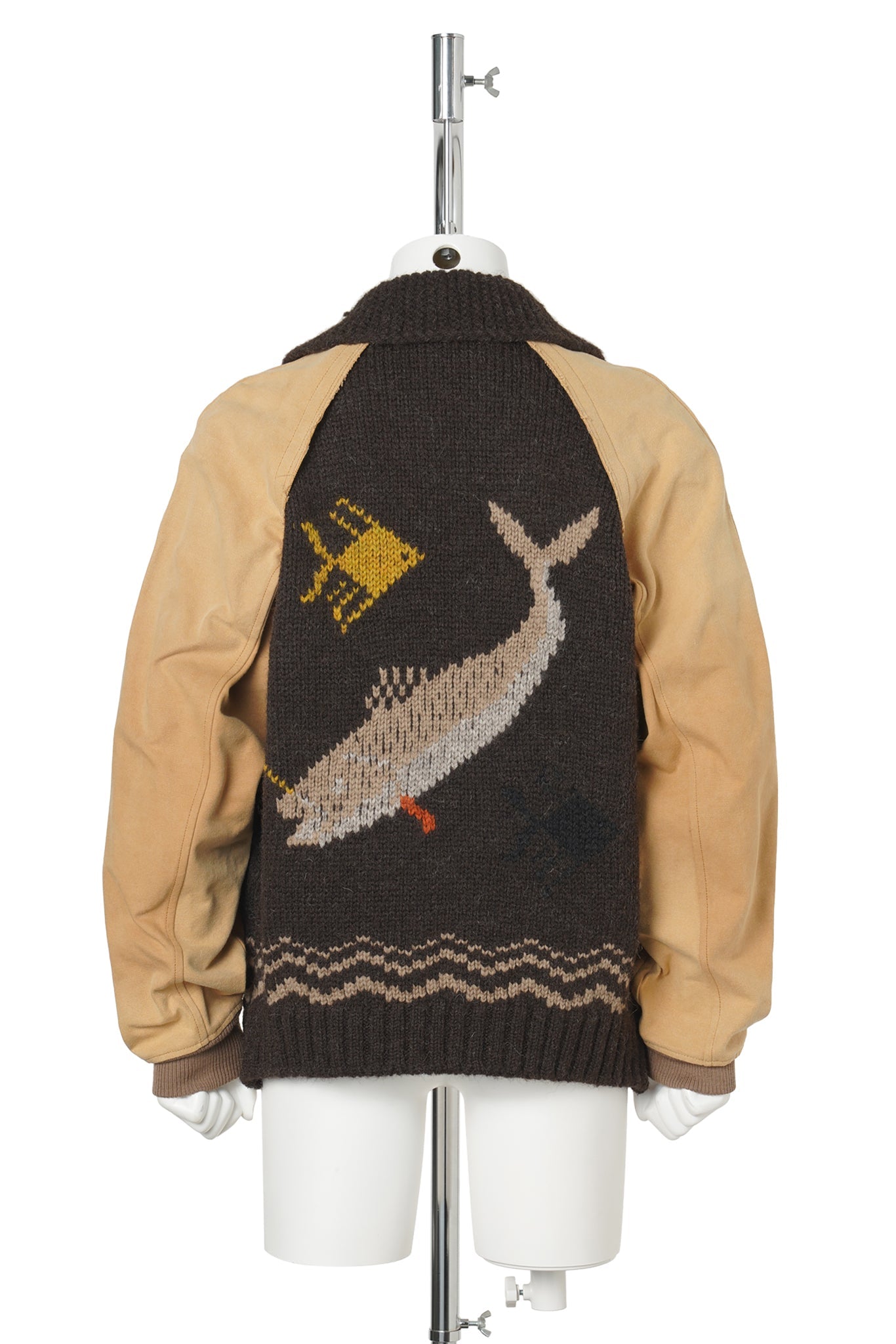 COMBINATION COWICHAN SWEATER / BROWN