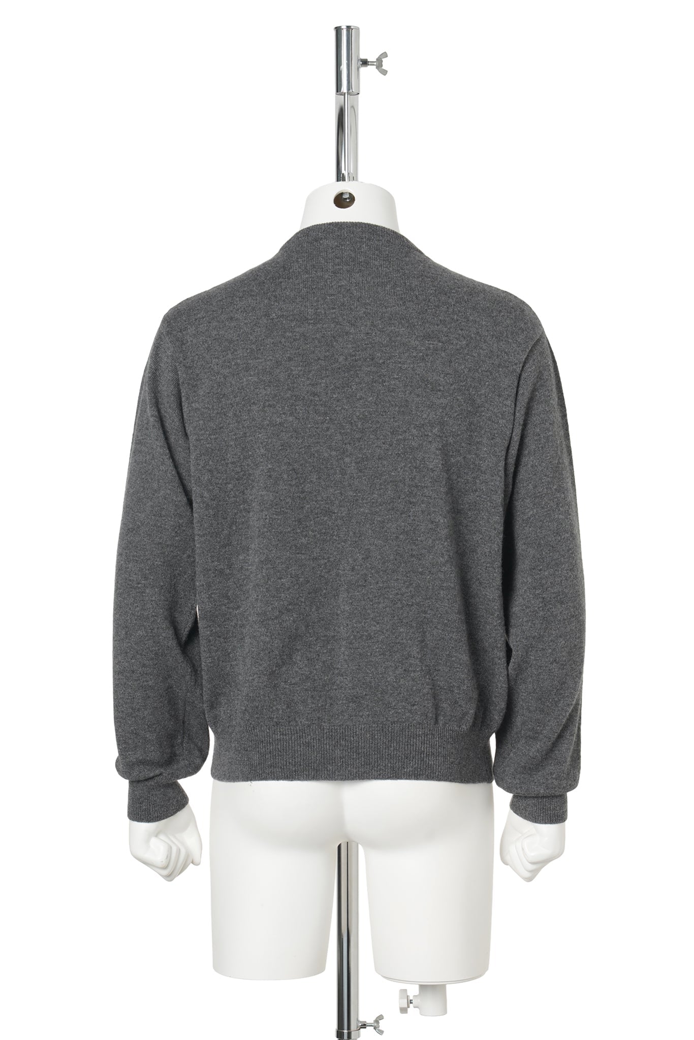 WOOL KNIT CARDIGAN / GRAY