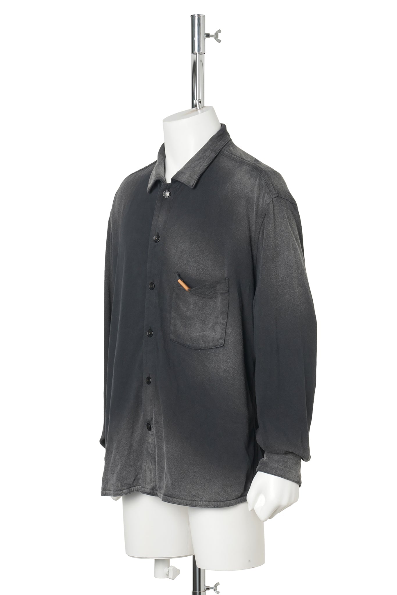 FADED WORK SHIRT / BLACK