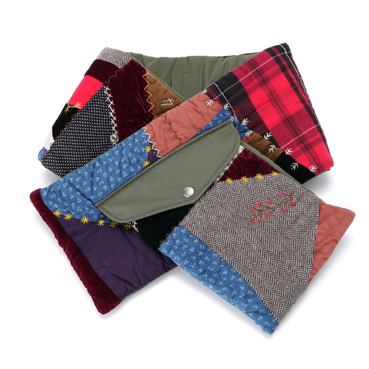 QUILT MUFFLER / KHAKI