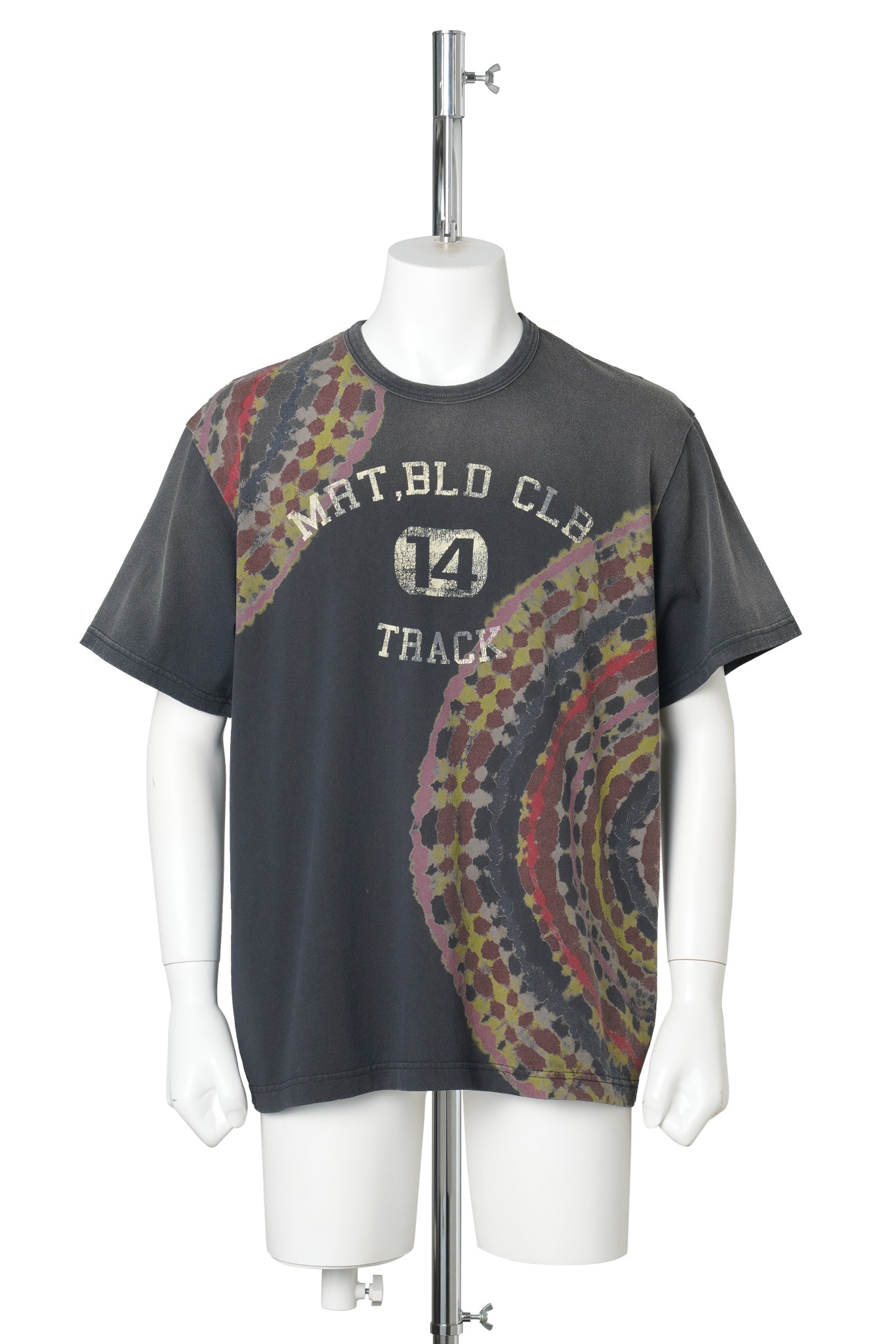 TIE-DYE T SHIRT / BLACK