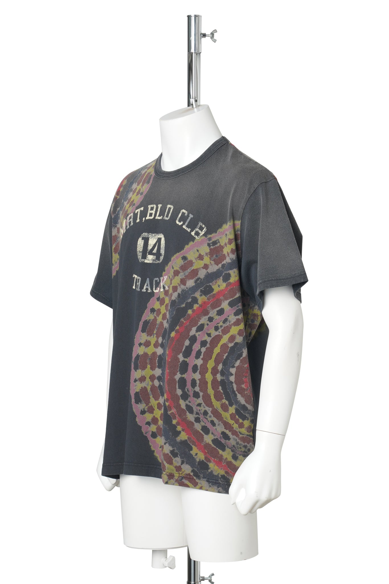 TIE-DYE T SHIRT / BLACK