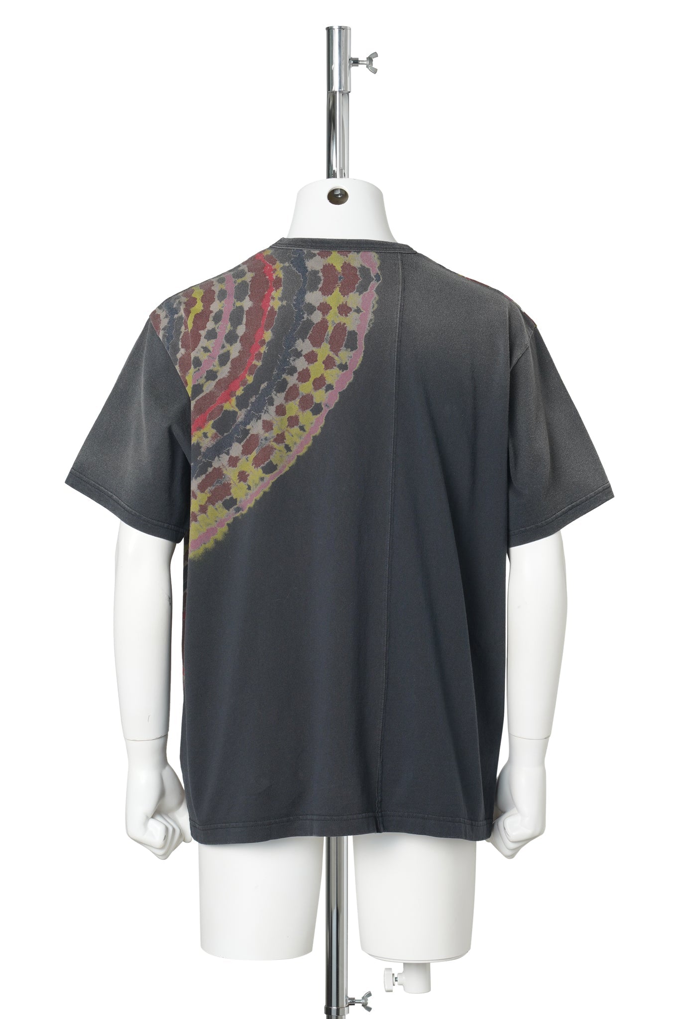 TIE-DYE T SHIRT / BLACK