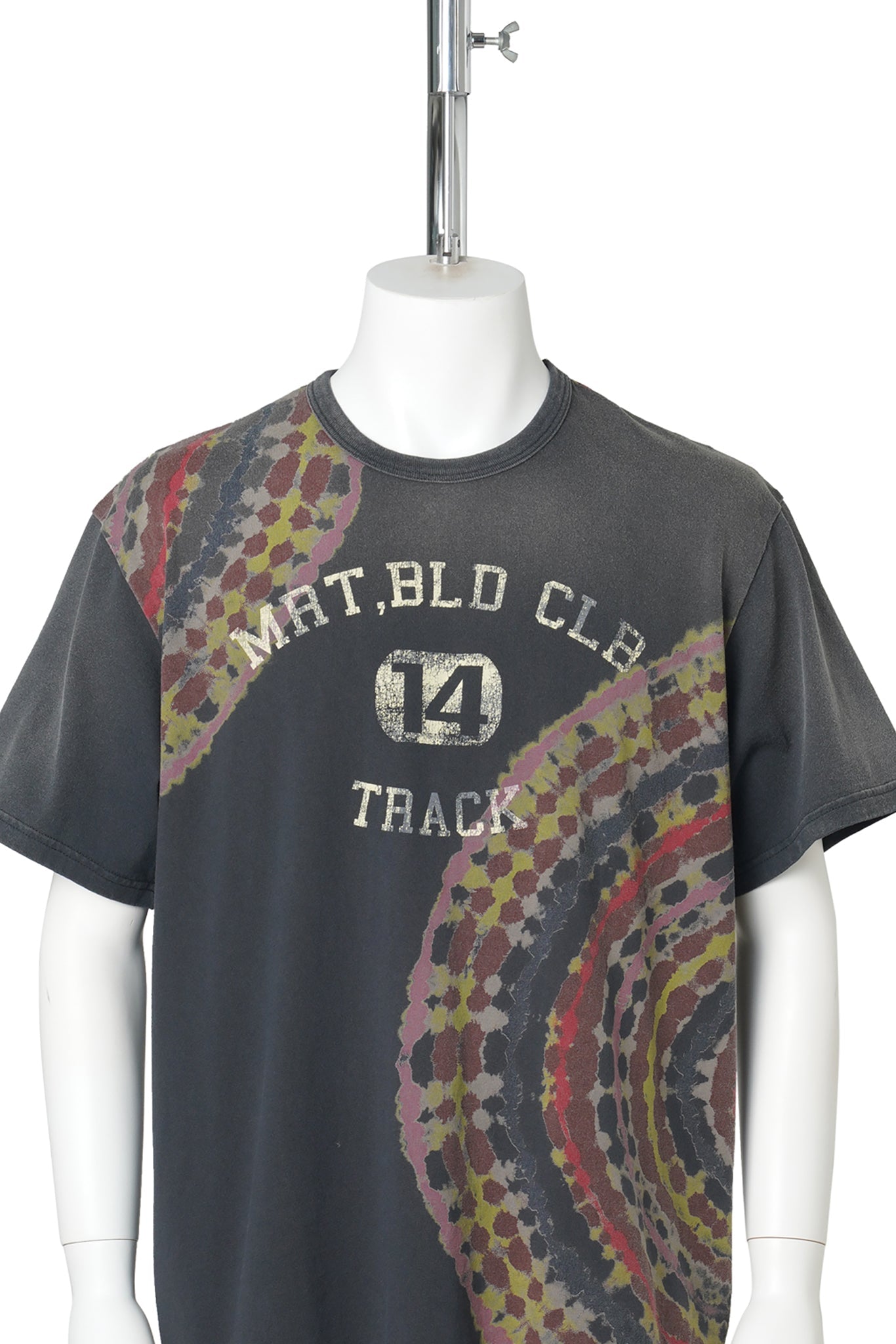 TIE-DYE T SHIRT / BLACK