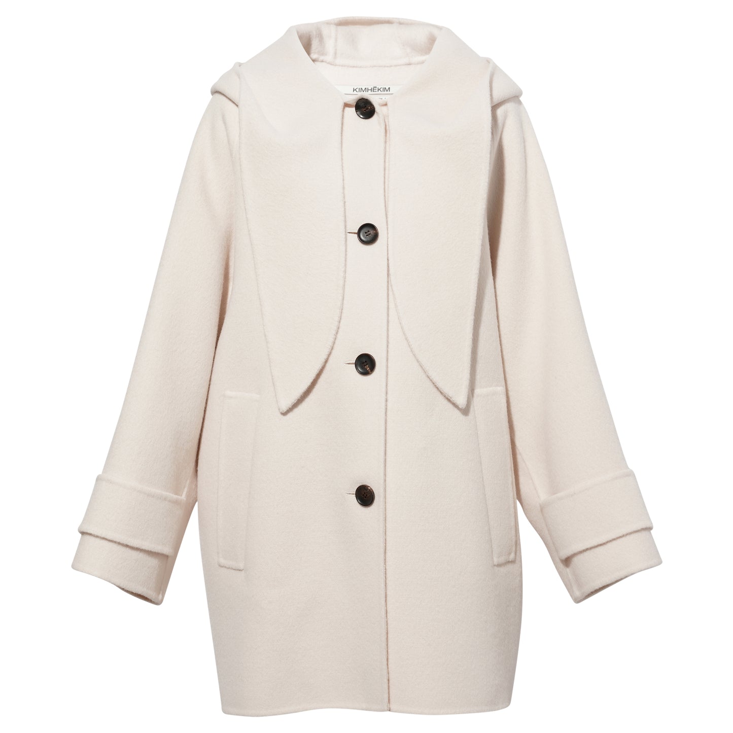 SASHA SHORT HOODIE COAT / IVORY
