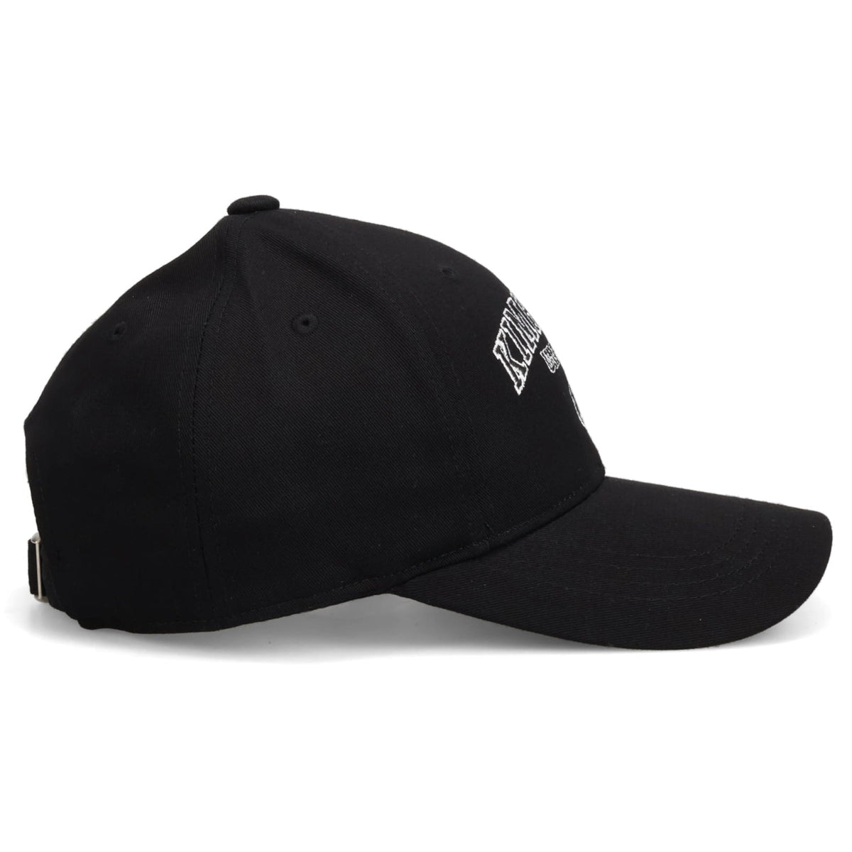 PEARL PIERCED BASEBALL CAP / BLACK