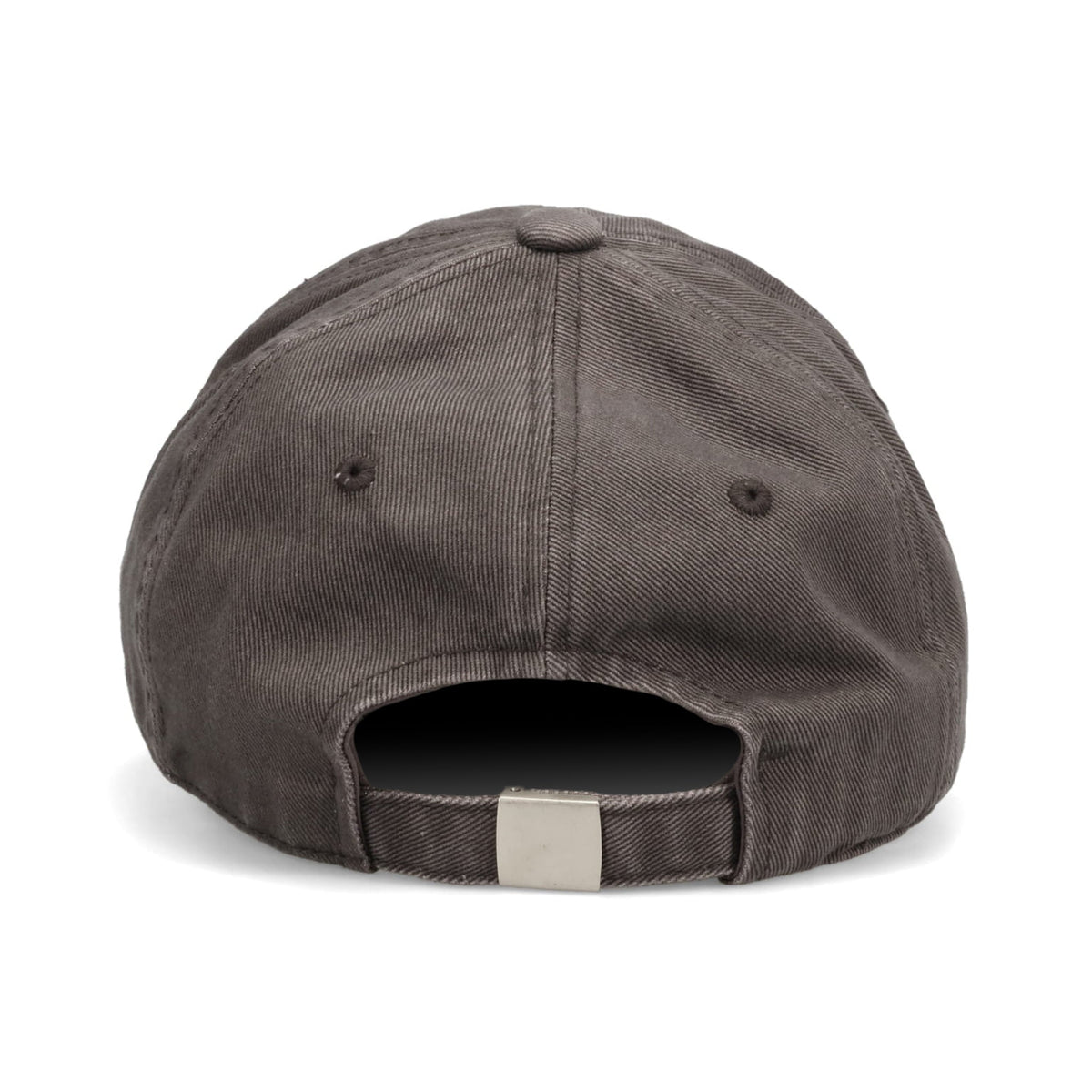 UPCYCLED PEARL PIERCED BASEBALL CAP / GREY