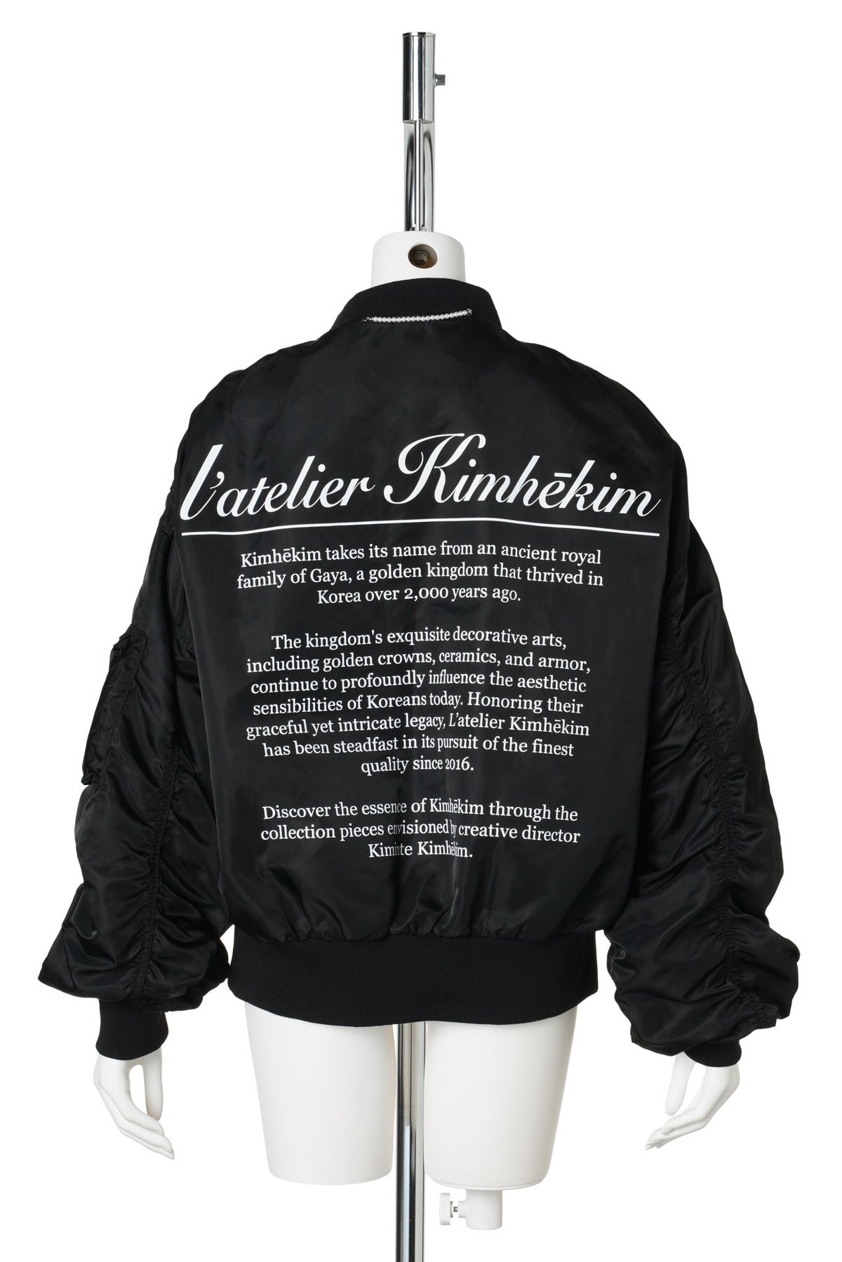 ATELIER KIMHEKIM BOMBER JACKET / BLACK