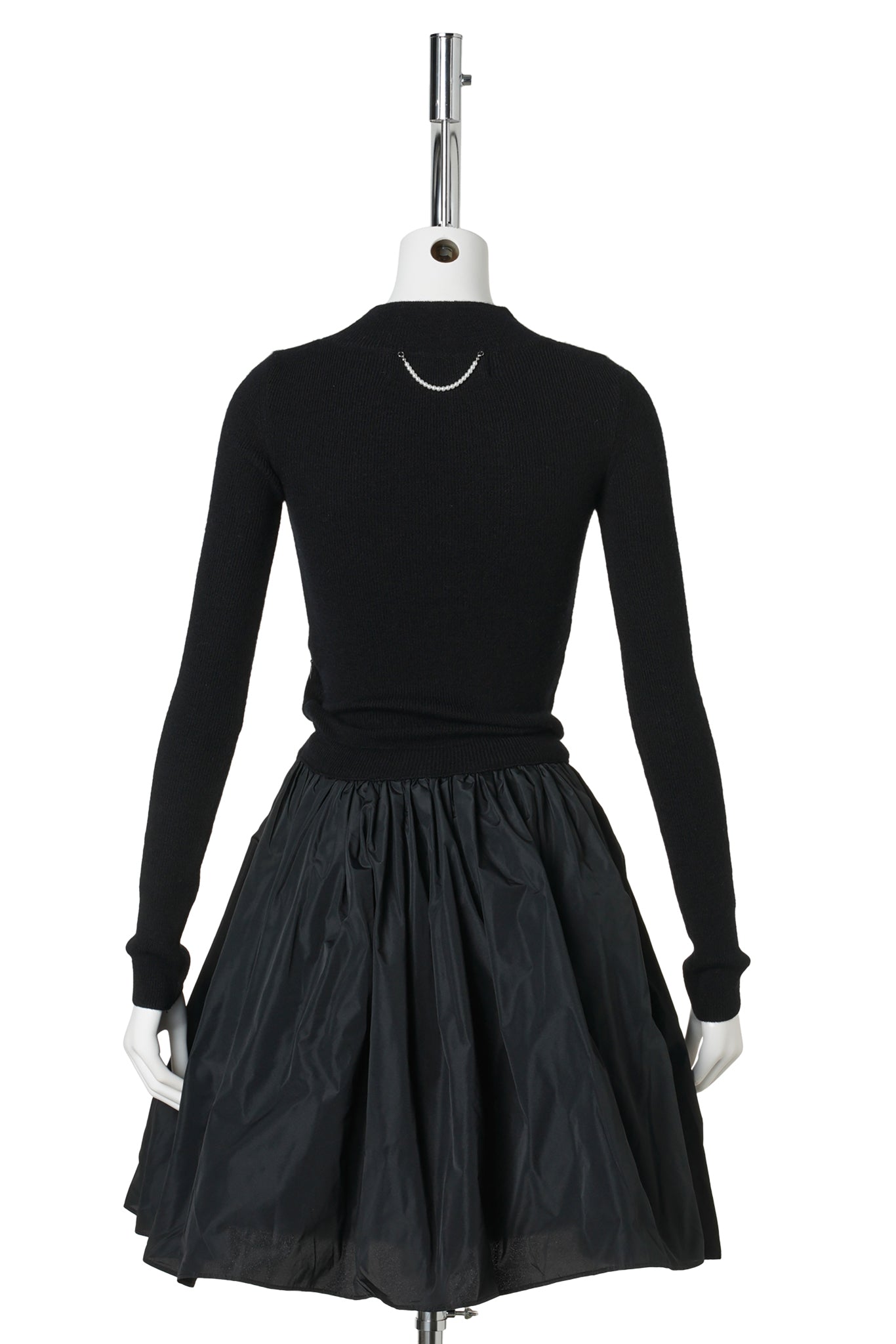 AMELIE KNIT DRESS / BLACK