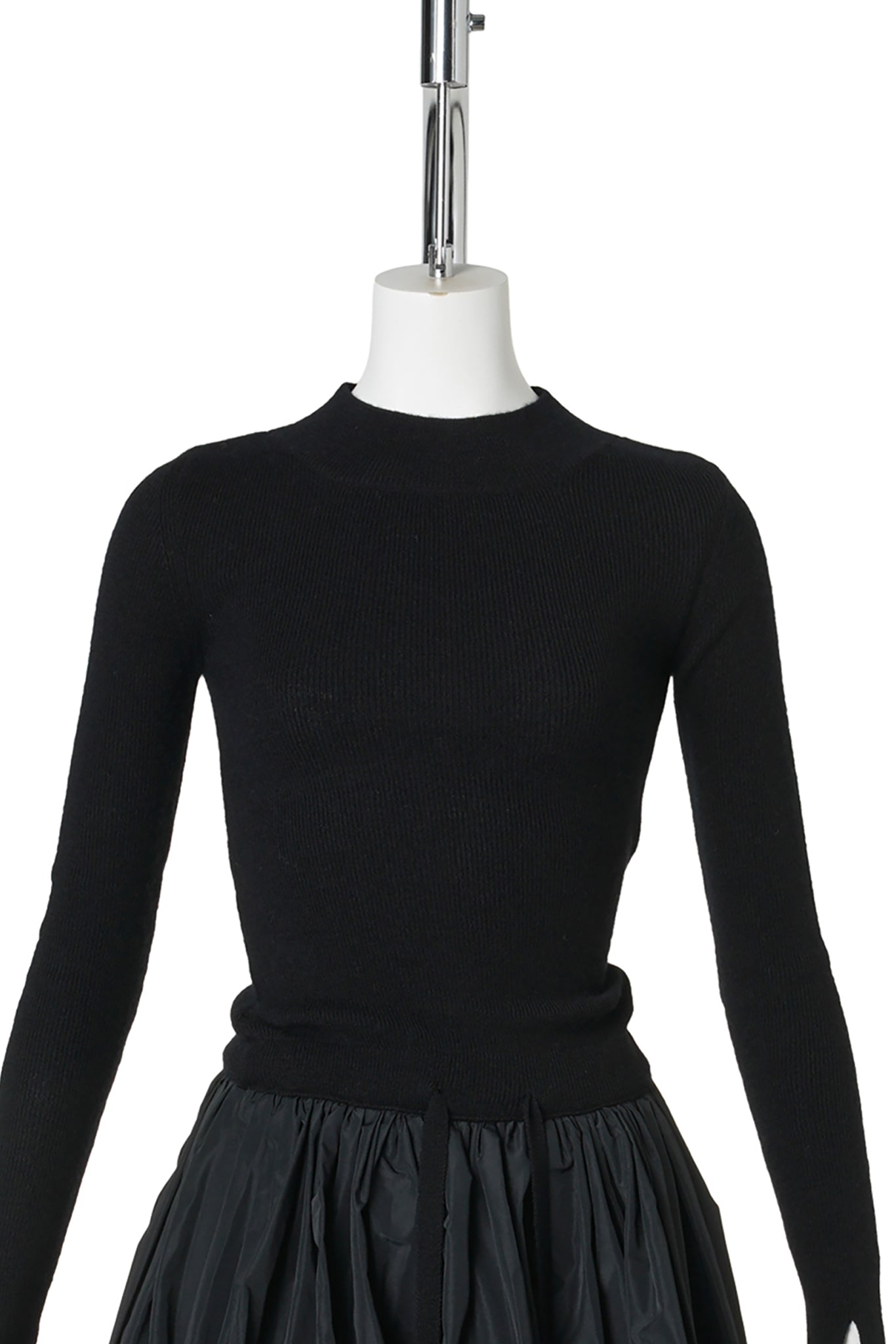 AMELIE KNIT DRESS / BLACK