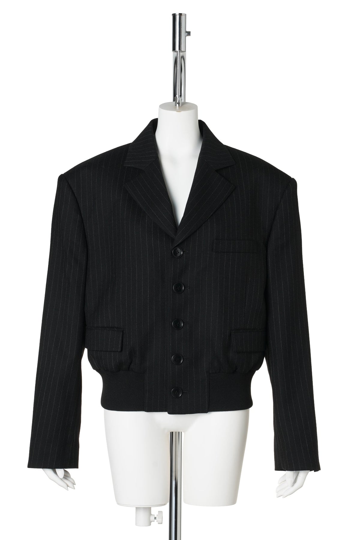 ALEX STRIPED JACKET / BLACK