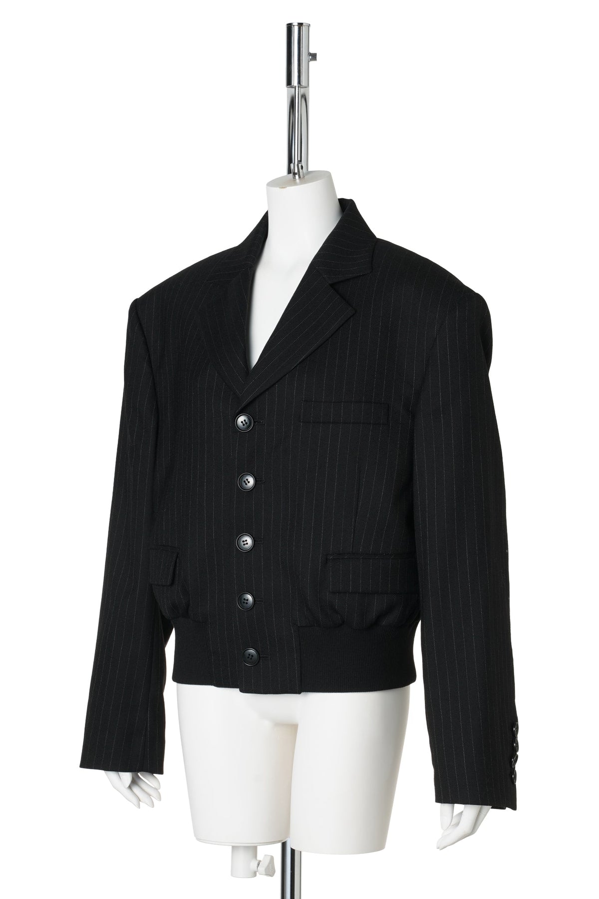 ALEX STRIPED JACKET / BLACK