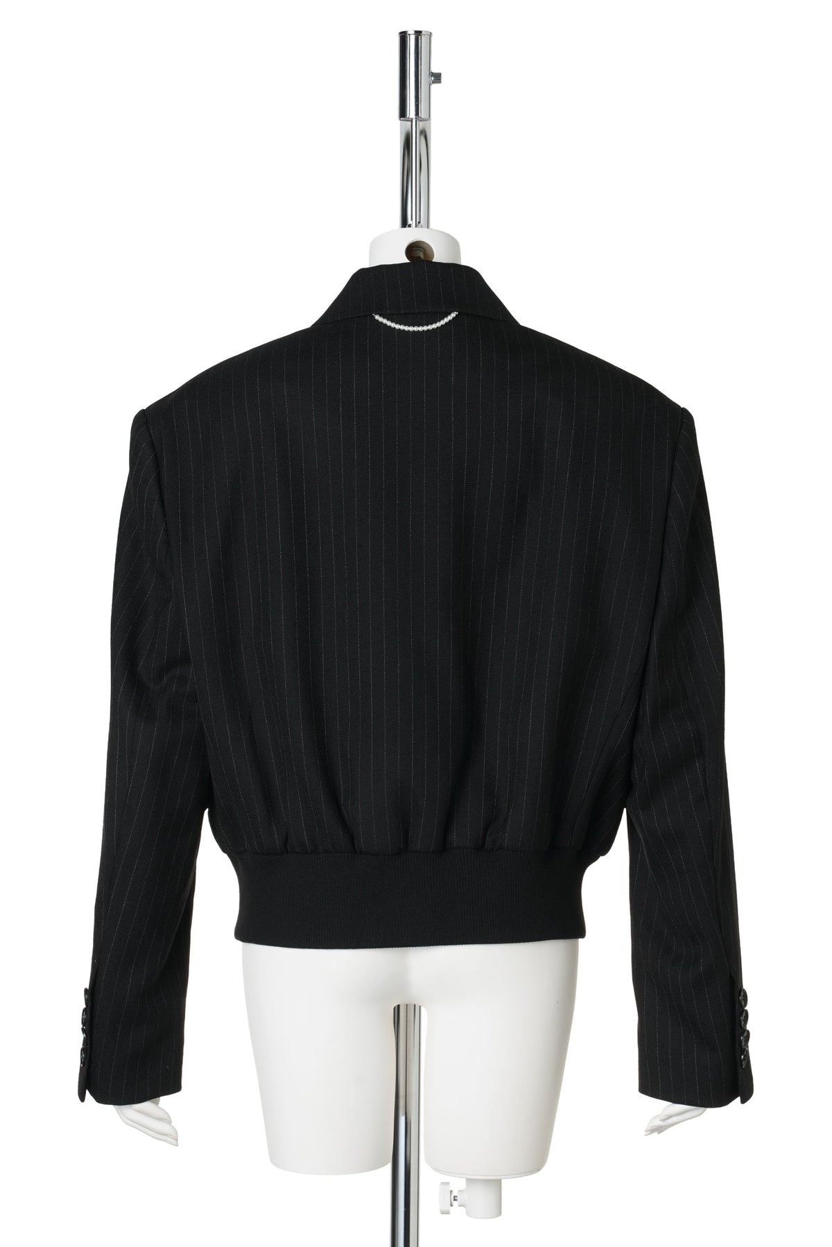 ALEX STRIPED JACKET / BLACK