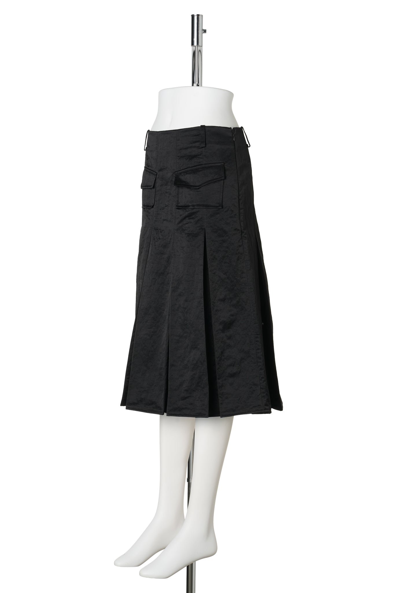 ALEX PLEATED SKIRT / BLACK