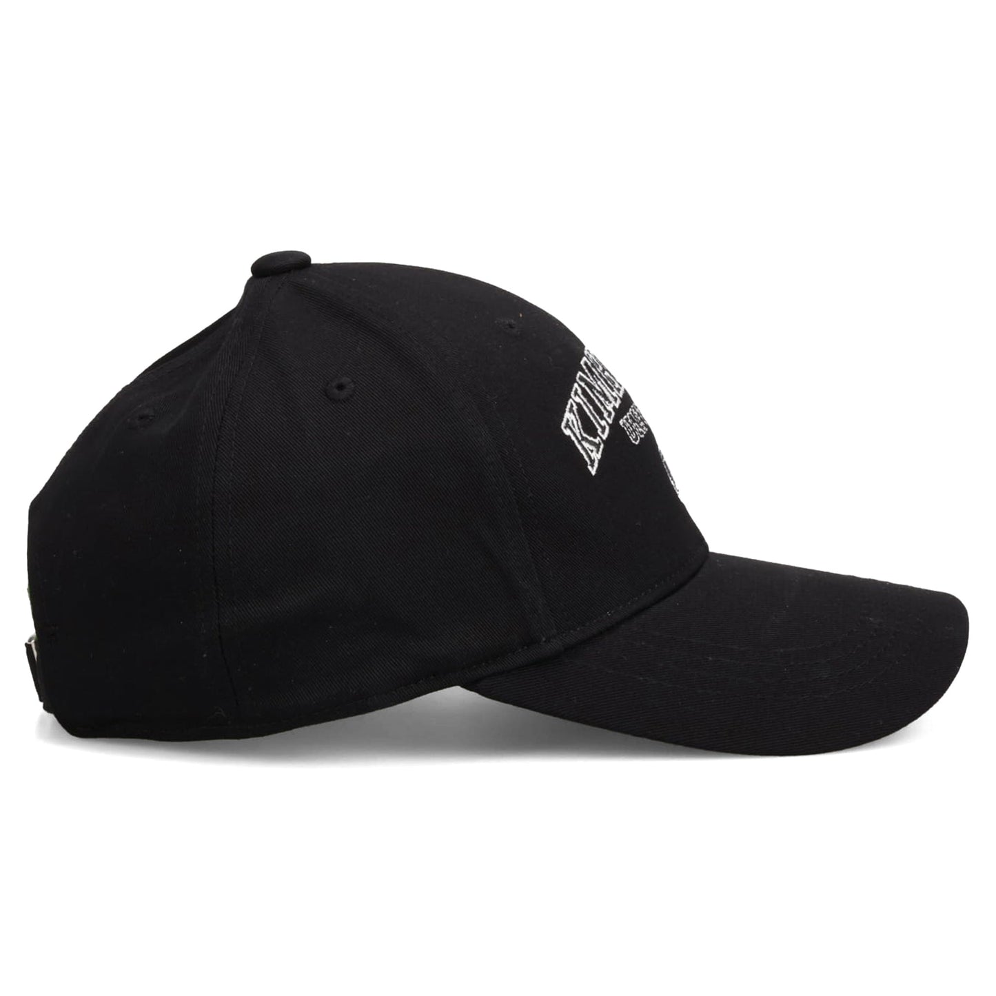 PEARL PIERCED BASEBALL CAP / BLACK